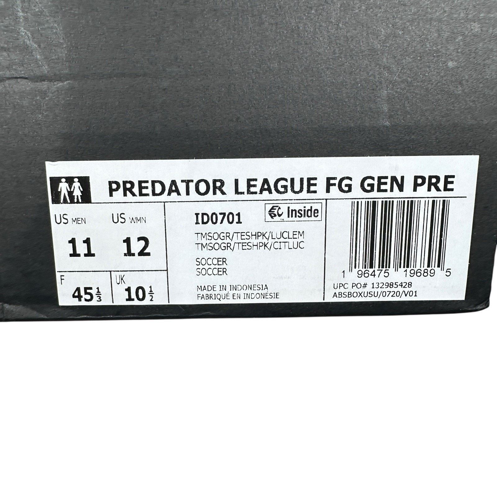 Adidas Adidas Predator League FG Gen Men's 11 Shoes Green ID0701 Size US 11 / EU 44 - 8 Thumbnail