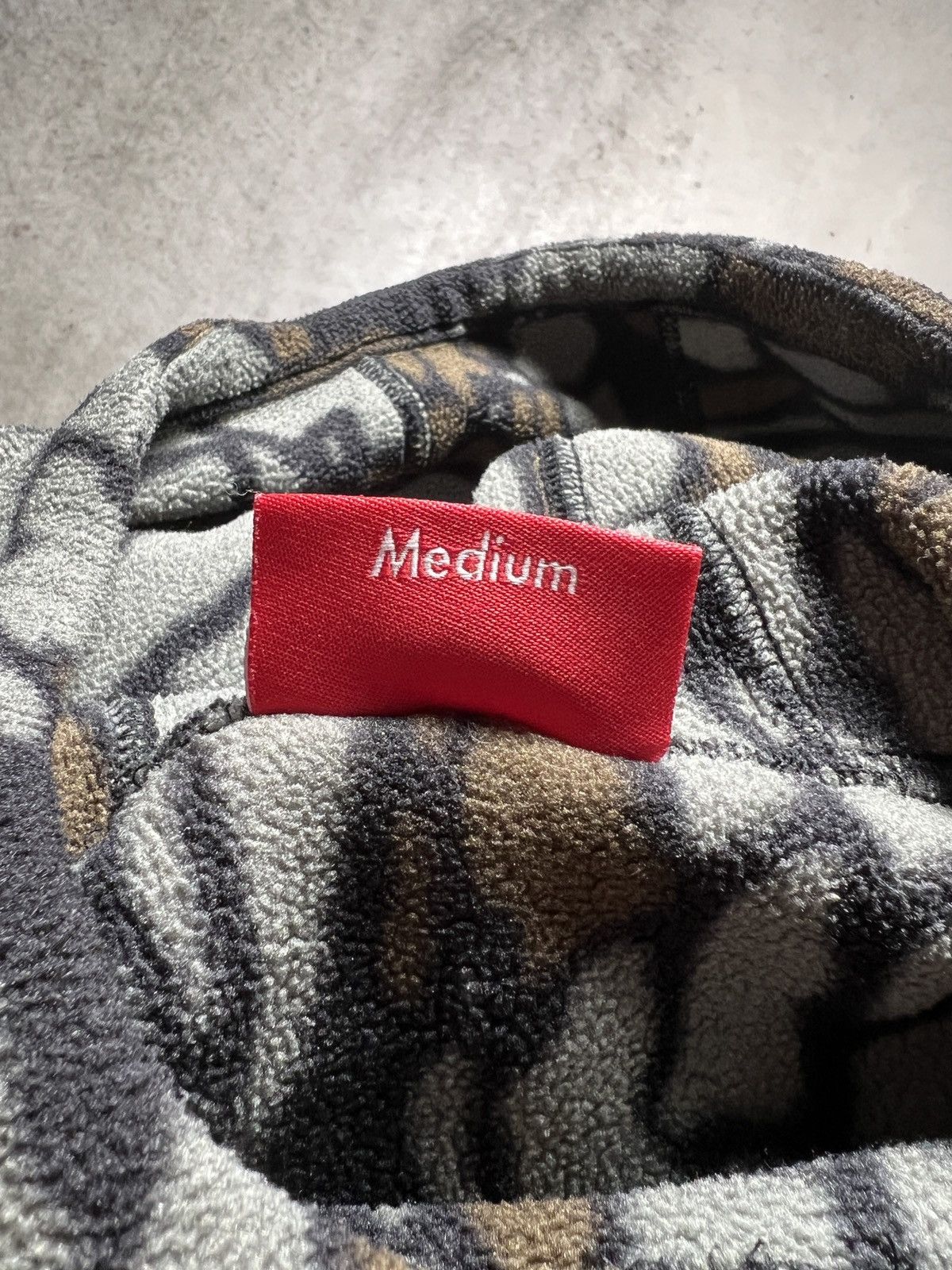 Supreme Supreme Polartec Hooded Sweatshirt Olive Treebark Camo Size US M / EU 48-50 / 2 - 10 Thumbnail