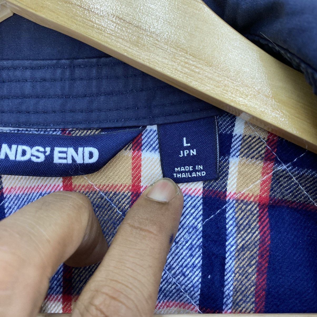 Lands' End 🫶vintage Lands' End navy blue Henrrington Jacket Size US M / EU 48-50 / 2 - 6 Thumbnail