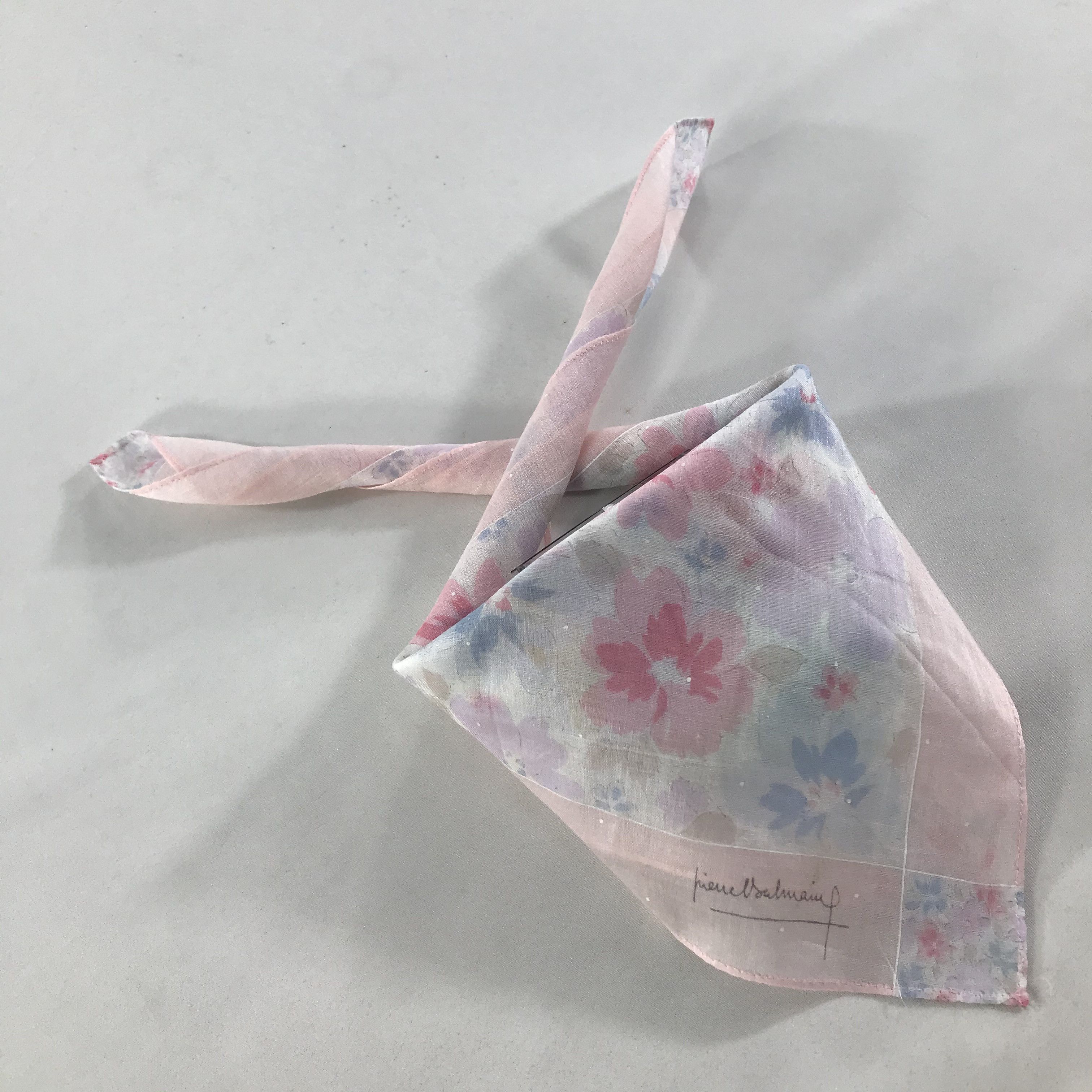 Pierre Balmain × Vintage Pierre Balmain Bandana / Handkerchief / Neckerchief - S1727 Size ONE SIZE - 4 Thumbnail