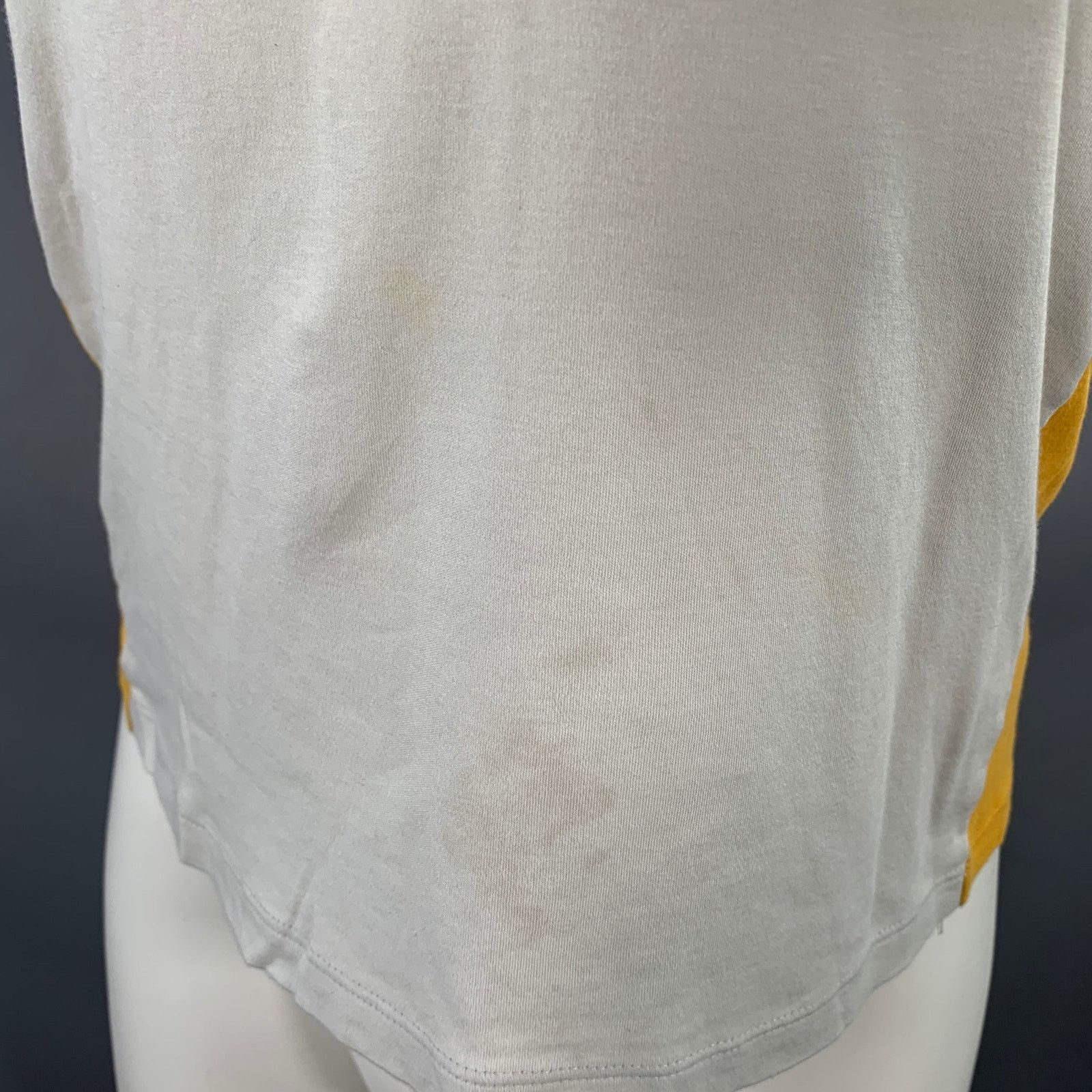 Jil Sander Size S Grey Multi-Color Color Block Jersey Crew-Neck T-shirt Size US S / EU 44-46 / 1 - 4 Thumbnail