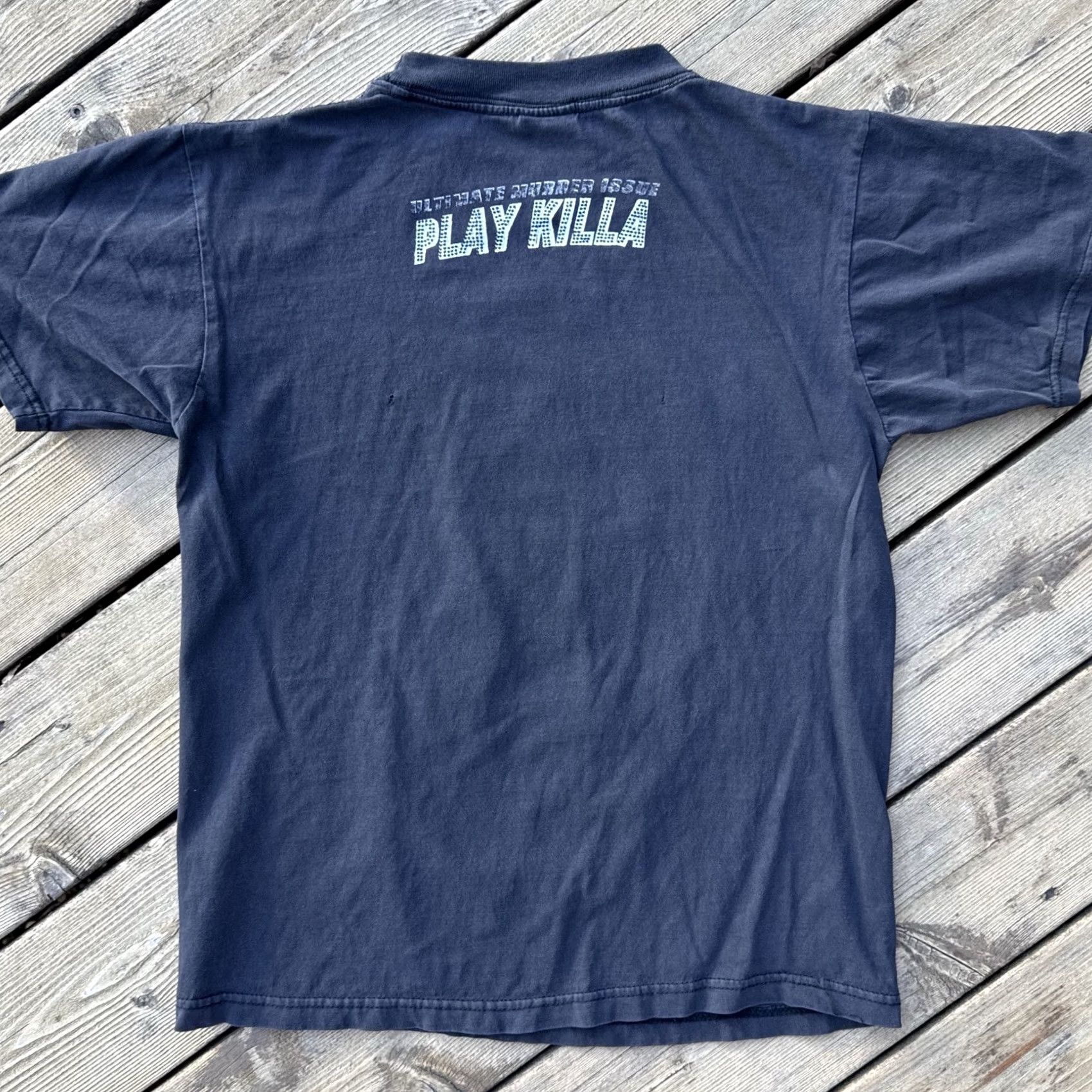 Vintage CH Gold Series Chucky Childs Play Horror Movie Killa Graphic Tee Shirt Black Mens M Size US M / EU 48-50 / 2 - 7 Thumbnail