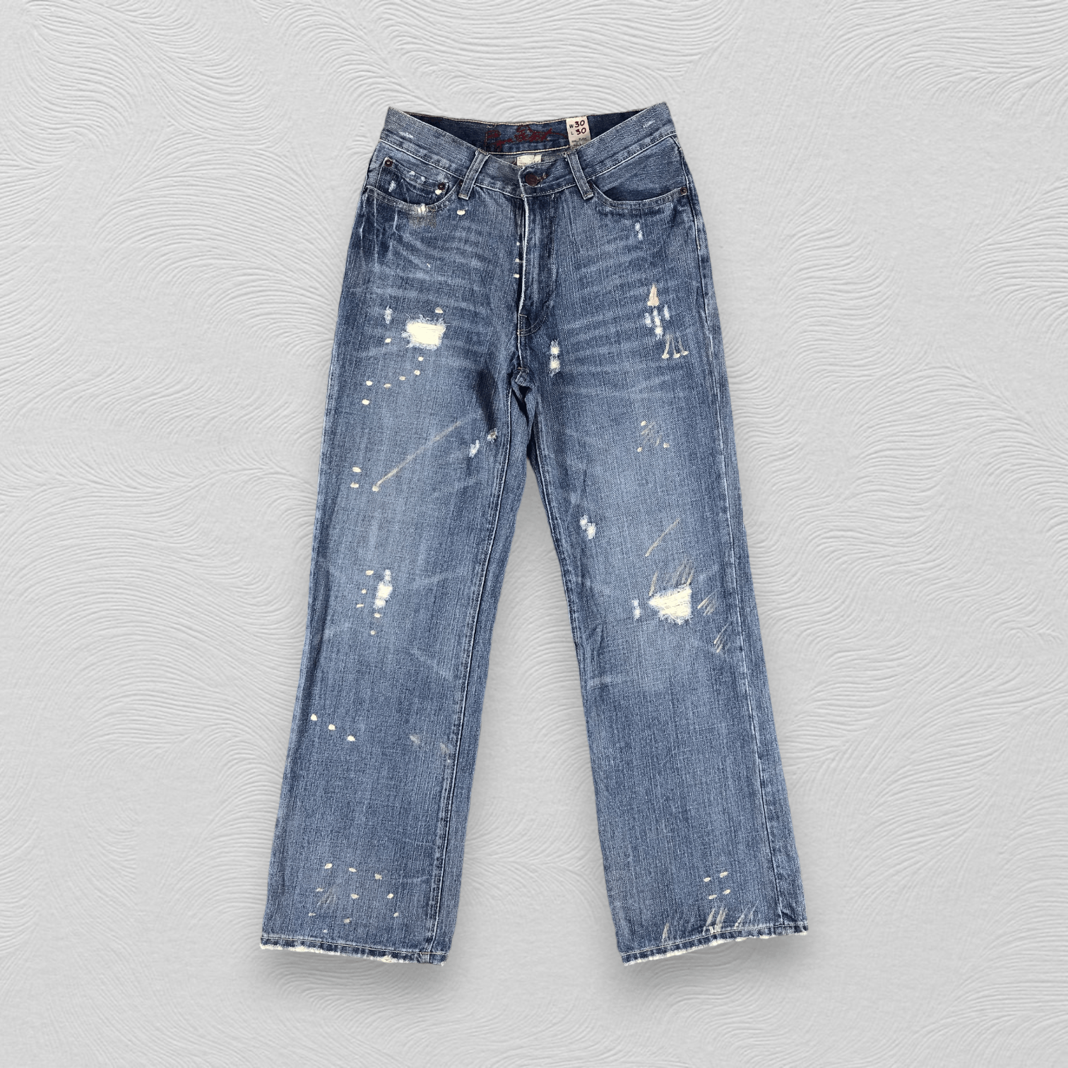 Vintage Ezra Fitch Jeans Medium Wash Distressed Denim KJ1455 Size US 30 / EU 46 - 1 Thumbnail