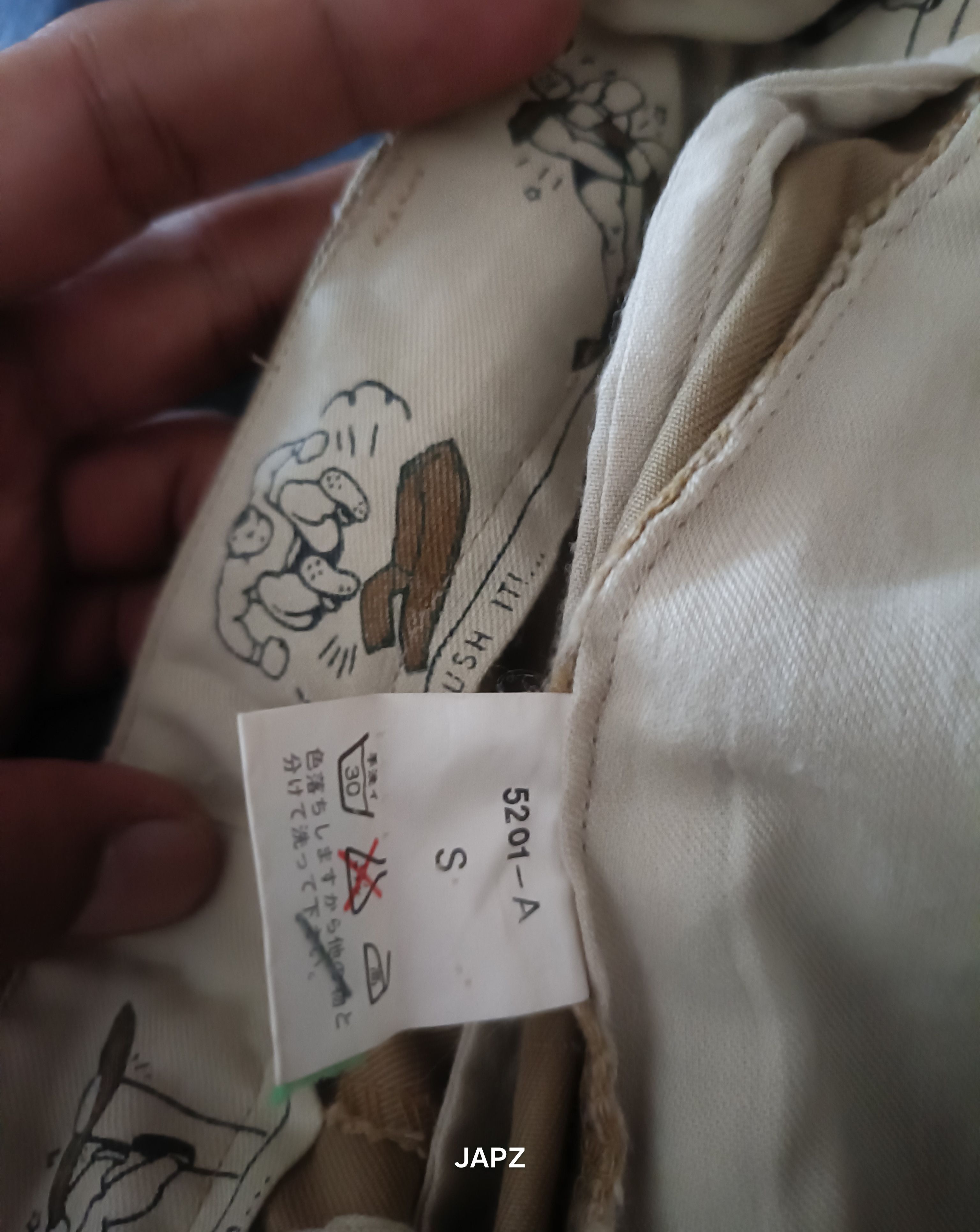 Japanese Brand Vintage Bartack by system u inc reinforced chino pants Size US 26 / EU 42 - 7 Thumbnail