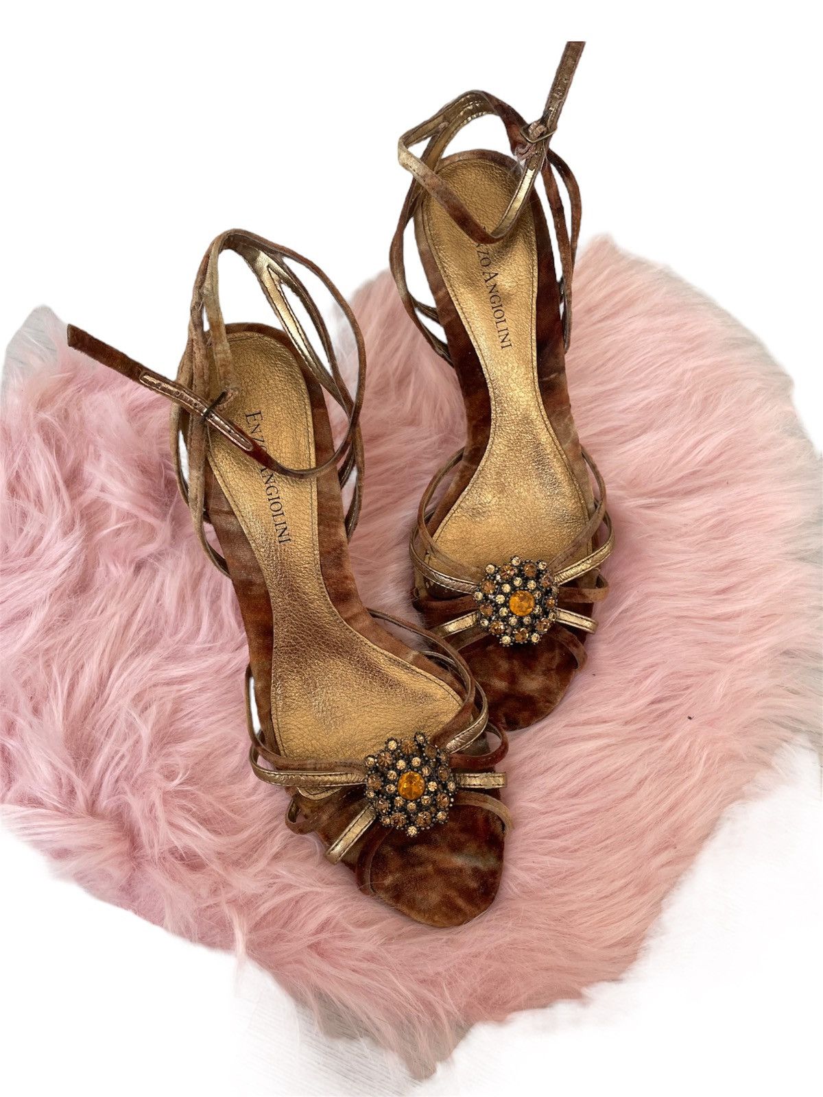 Vintage Enzo Angliolini heels Size US 8 / IT 38 - 1 Thumbnail