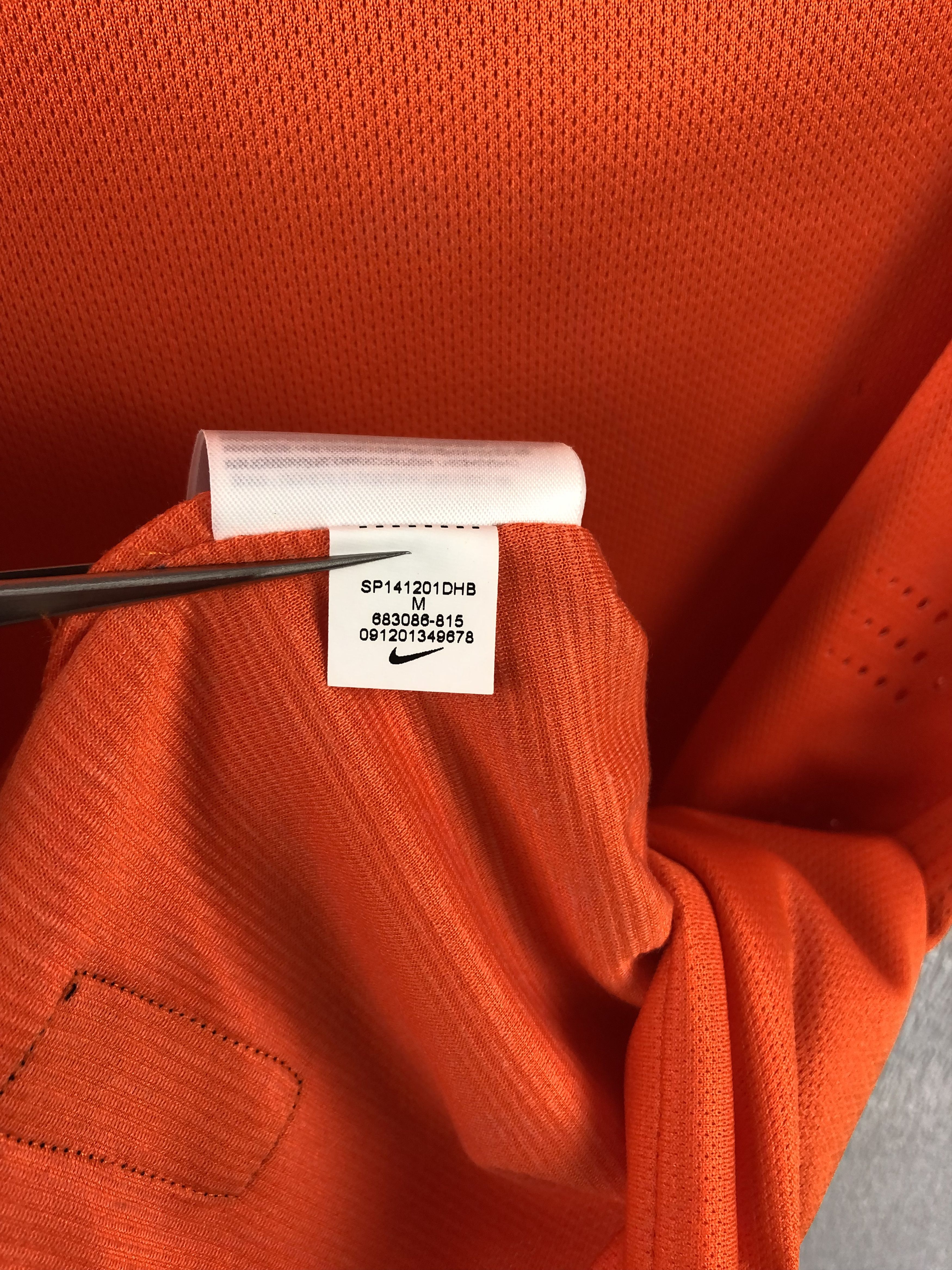 Nike Netherlands Holland shirt 2014 Soccer Player Issue Jersey Size US M / EU 48-50 / 2 - 14 Thumbnail