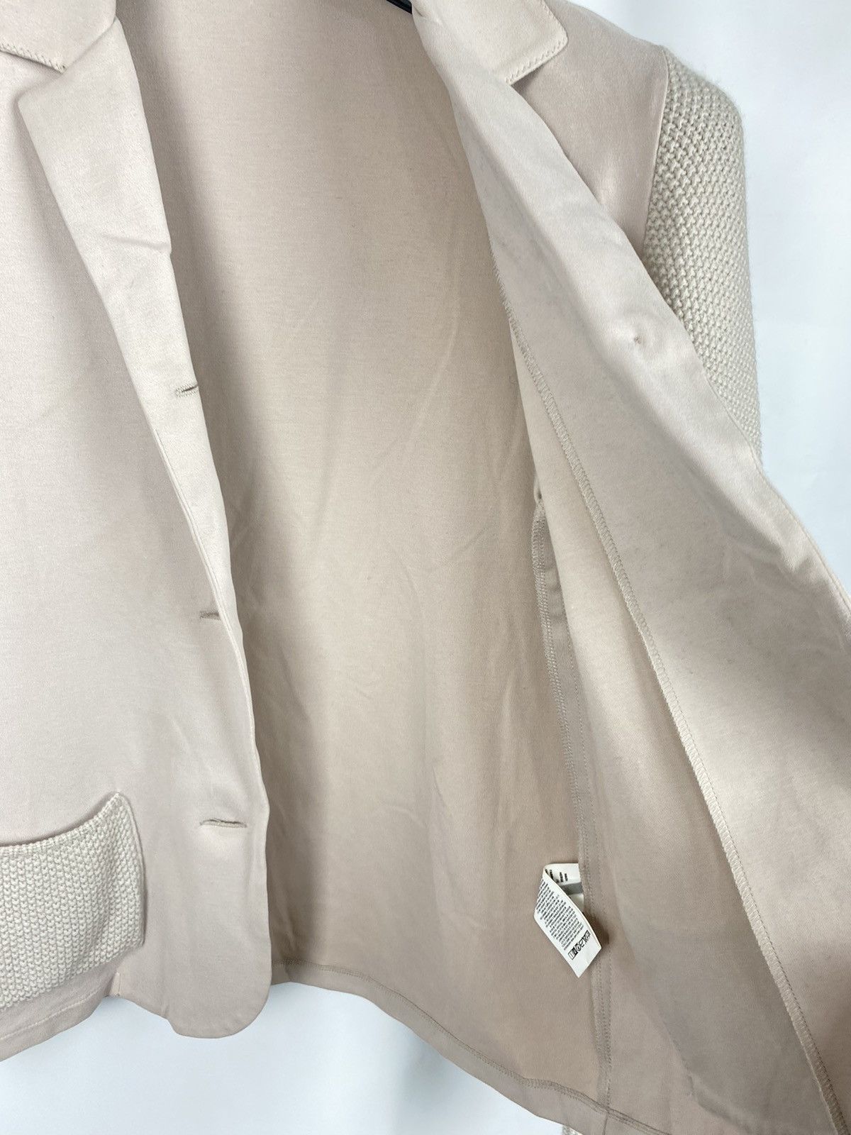 Gran Sasso Gran Sasso Cotton Blazer Wool-Cashmere Sleeves size 42 Size M / US 6-8 / IT 42-44 - 10 Thumbnail