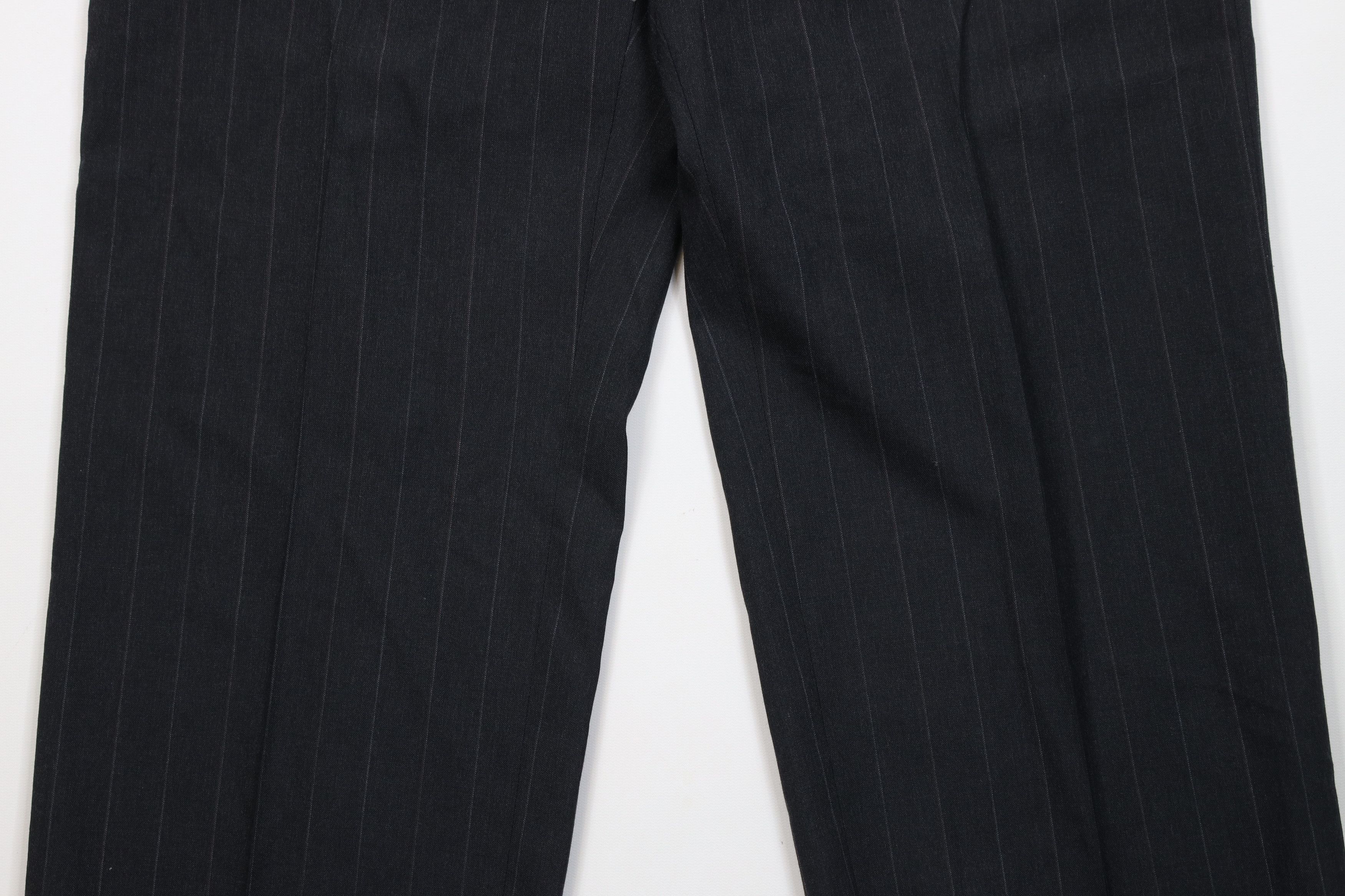 Vintage Vintage 70s Streetwear Pinstriped Wide Leg Chino Pants USA Size US 34 / EU 50 - 3 Thumbnail