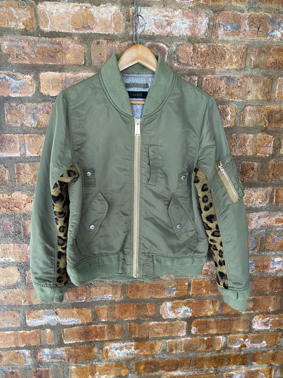 Japanese Brand ARMED Japan Hybrid MA-1 Bomber Talon Jacket Size US S / EU 44-46 / 1 - 2 Thumbnail
