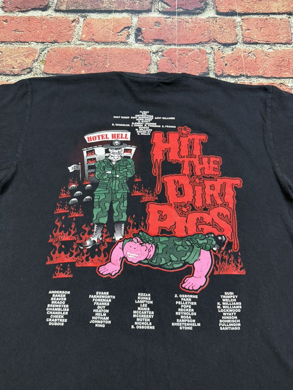 Gildan Vintage USAF Basic Recruit Tee Air Force Military Hotel Hell Size US M / EU 48-50 / 2 - 3 Thumbnail