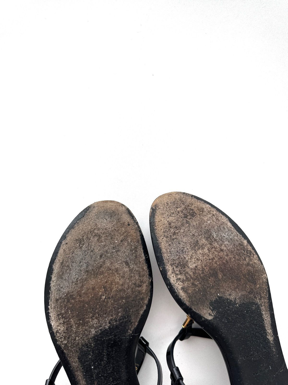 Saint Laurent Paris Saint Laurent Sandals Mini Logo Size US 7.5 / IT 37.5 - 10 Thumbnail