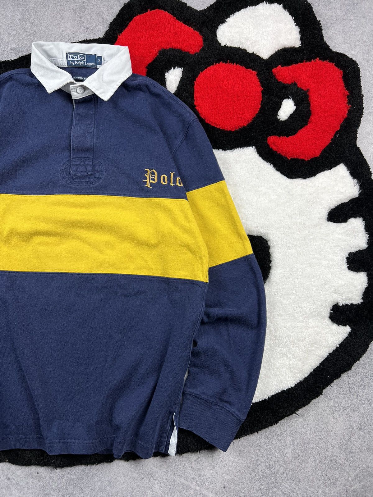 Ralph Lauren Vintage Polo Ralph Lauren #6 Rugby Team Y2K Long Sleeve Size US M / EU 48-50 / 2 - 3 Thumbnail
