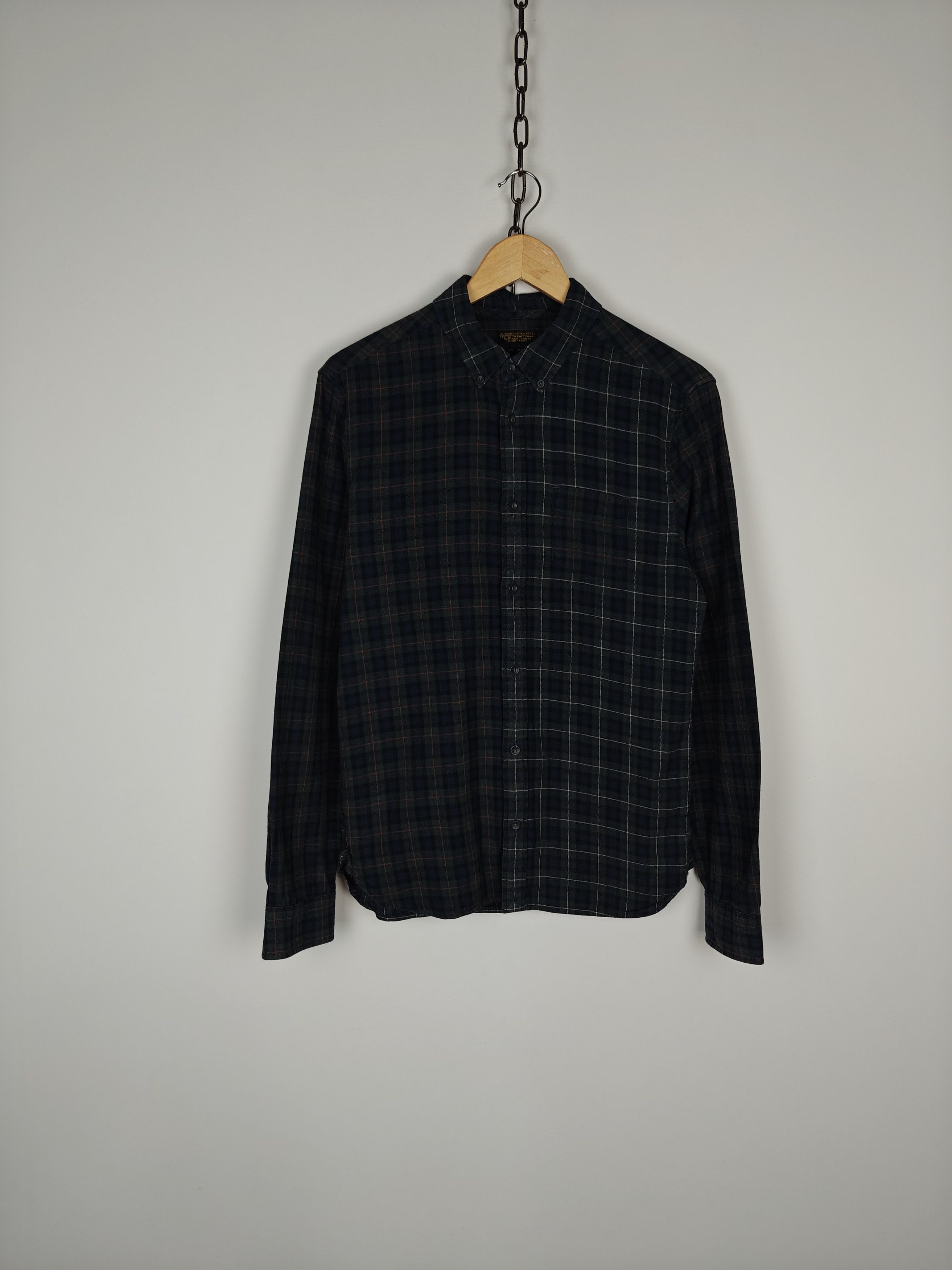Allsaints Allsaints Mens Flannel Plaid Darby Long Sleeve Shirt size S Size US S / EU 44-46 / 1 - 1 Thumbnail