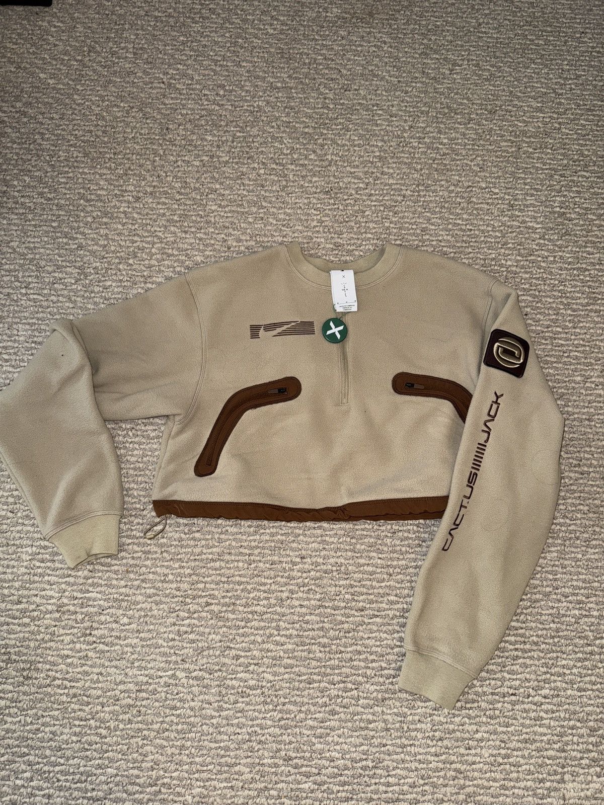 Nike × Travis Scott Cactus Jack nike crop top Size M / US 6-8 / IT 42-44 - 1 Thumbnail