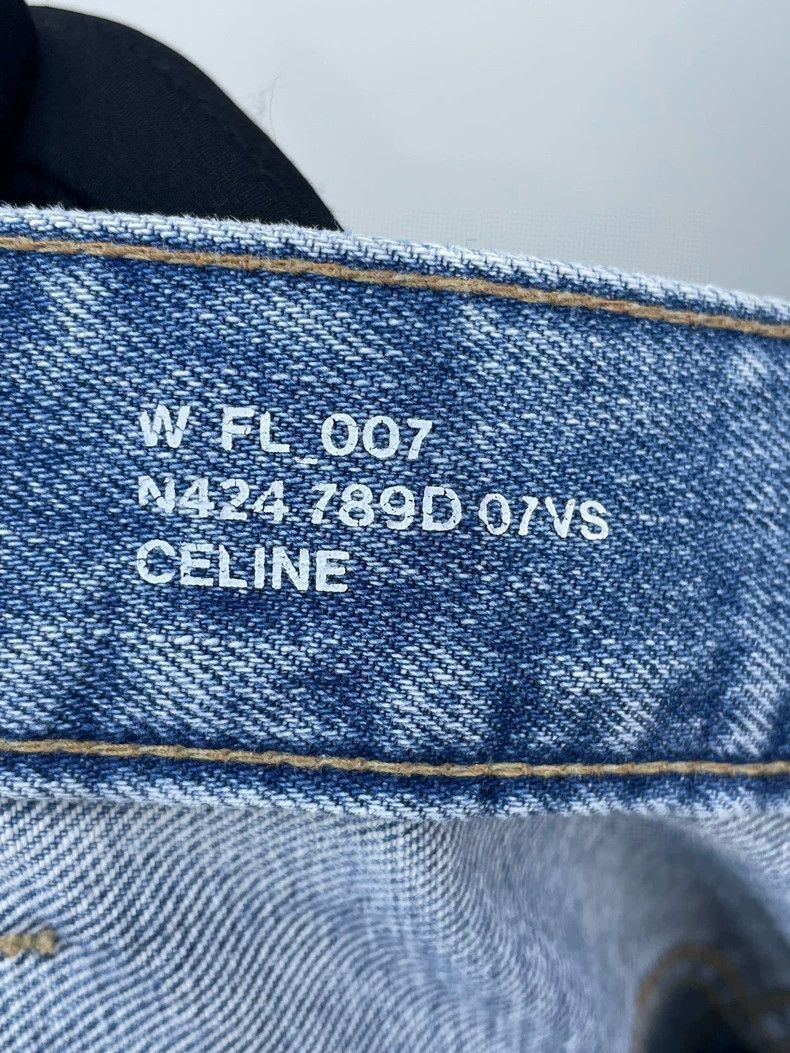Celine Celine Light Blue Casual Denim Pants Size US 27 - 6 Thumbnail