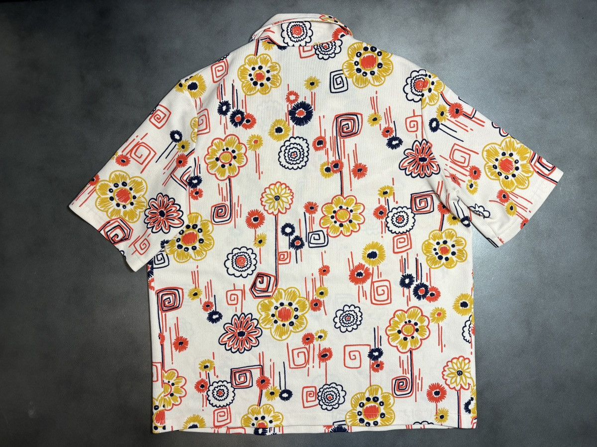 Vintage 1960s Shortsleeve Shirt True Vintage Polo 50s Floral MCM Size US M / EU 48-50 / 2 - 9 Thumbnail