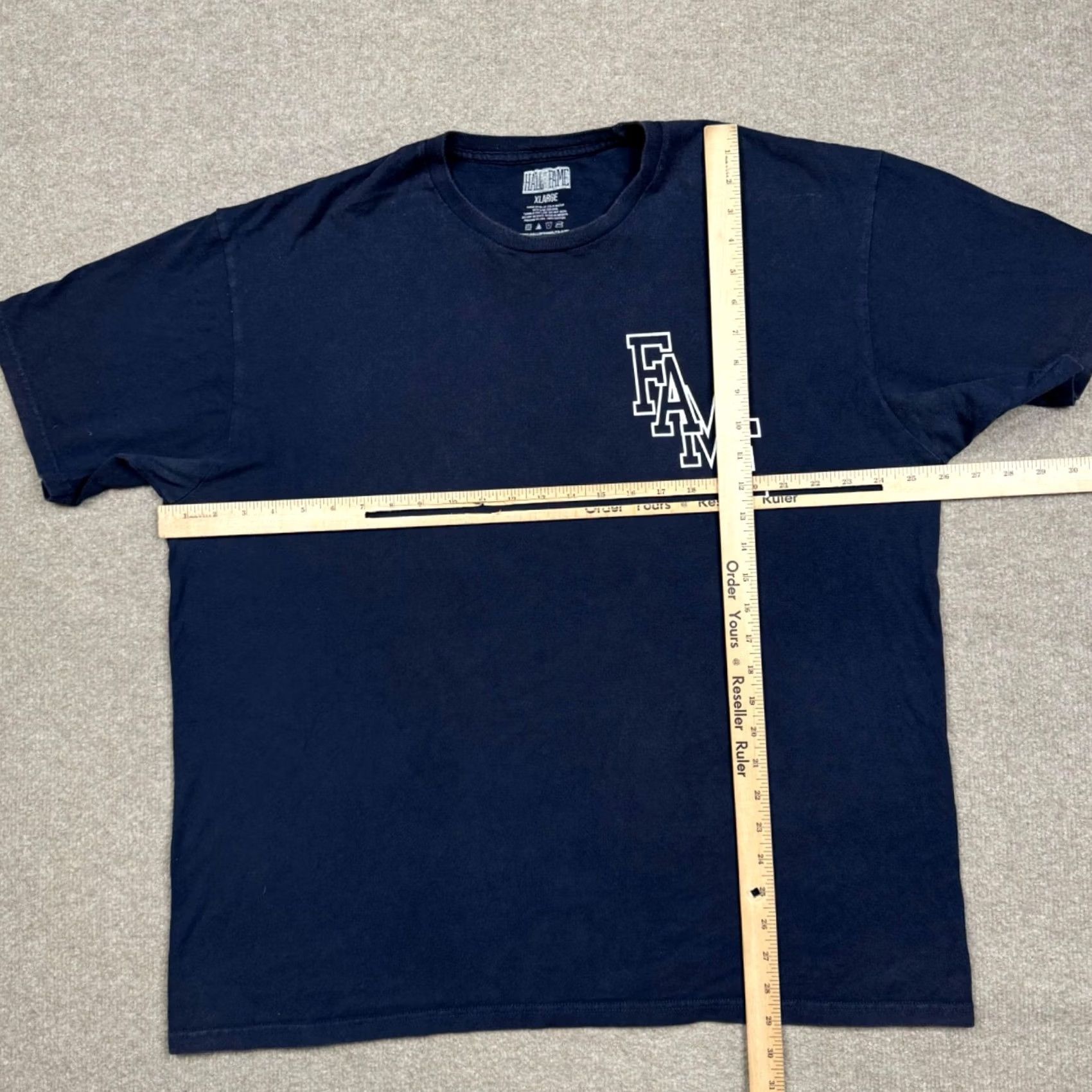 Vintage Hall Of Fame Men's Shirt XL Blue Short Sleeve Graphic Tee Casual Streetwear Shirt Size US XL / EU 56 / 4 - 5 Thumbnail