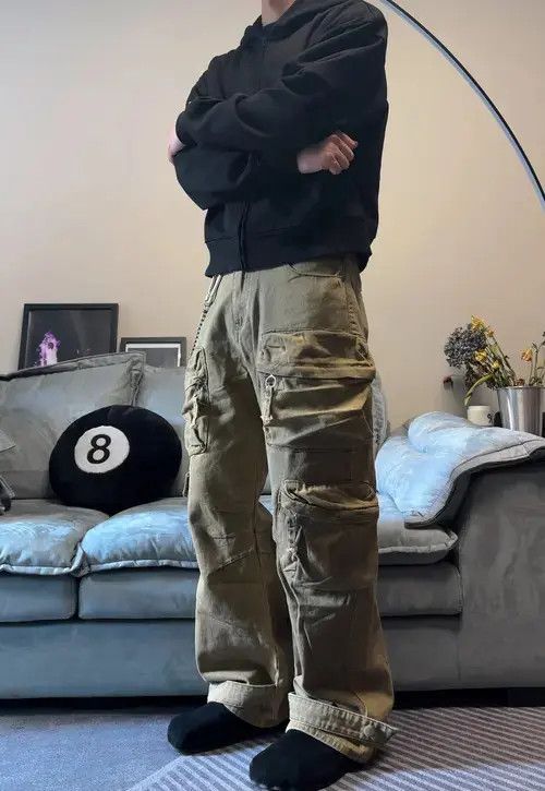 Jean Hirasawa x Reiya Multi Pocket Cargo Jeans Size US 32 / EU 48 - 1 Thumbnail