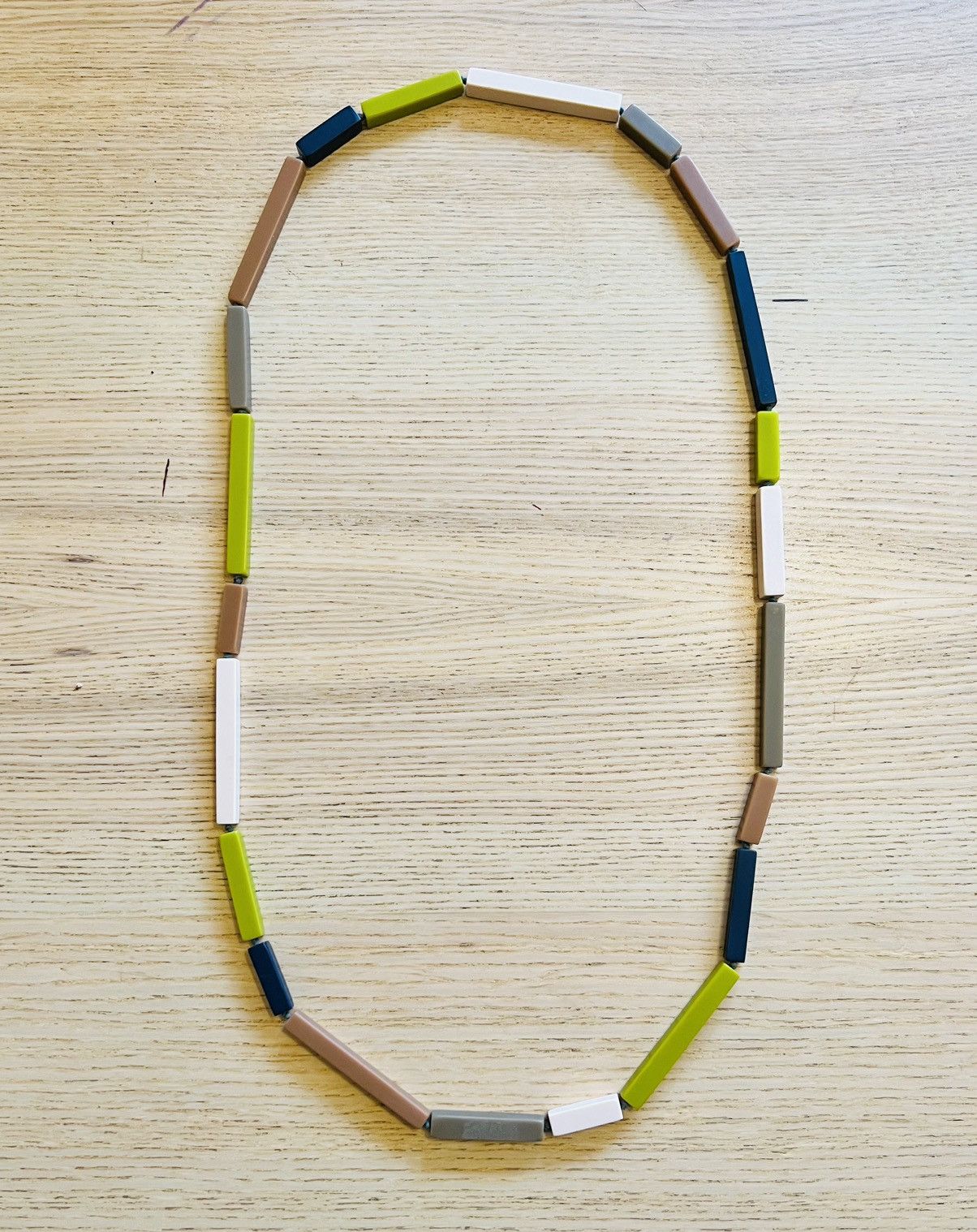 Other Geometric Resin Bead Necklace Size ONE SIZE - 1 Thumbnail