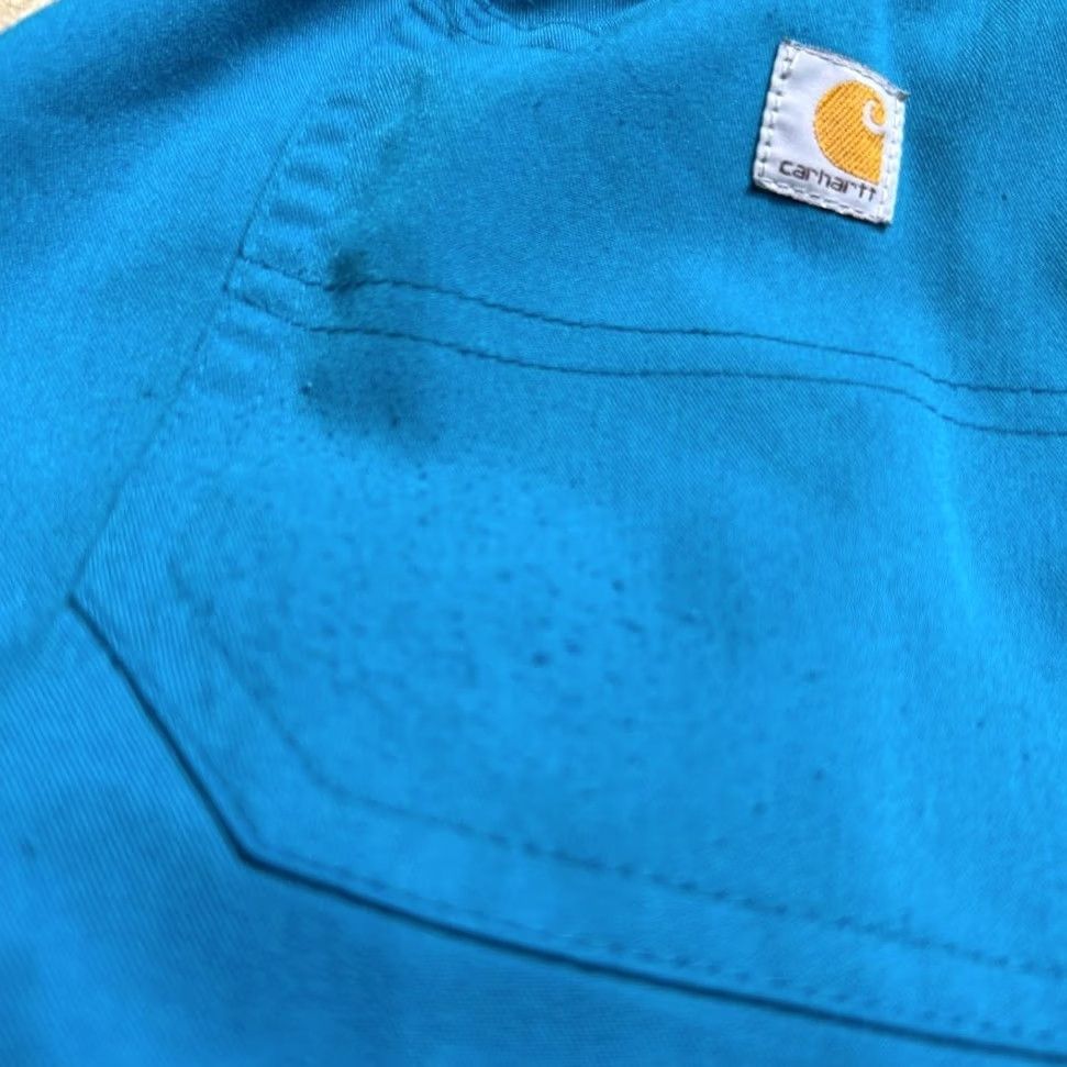 Carhartt Carhartt WorkFlex Scrub Pants Womens S Teal Drawstring Flare Leg Medical C51202 Size 28" / US 6 / IT 42 - 8 Thumbnail