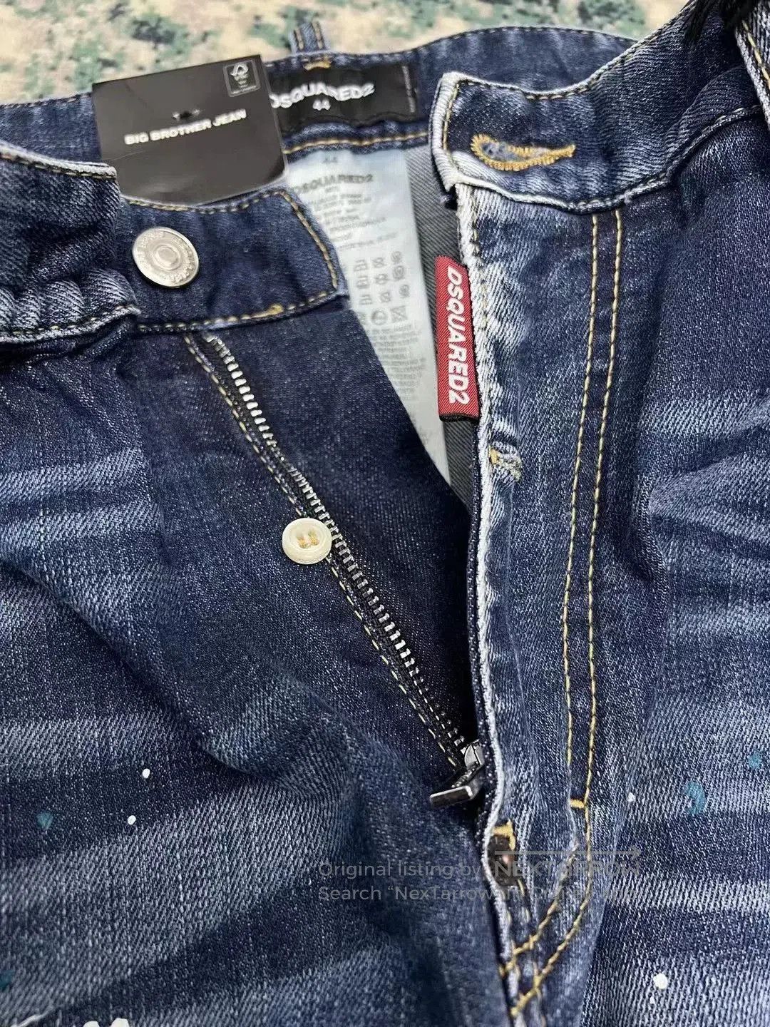 Dsquared2 Dsquared2 Big Brother Mid-Waist Jeans. Size US 44 / EU 60 - 3 Thumbnail