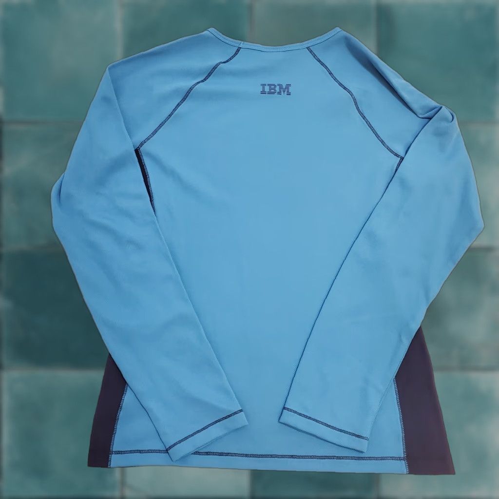 Alo Alo Yoga CoolFit Top Women L Blue Long Sleeve Round Neck Active Shirt Branded Size L / US 10 / IT 46 - 1 Thumbnail
