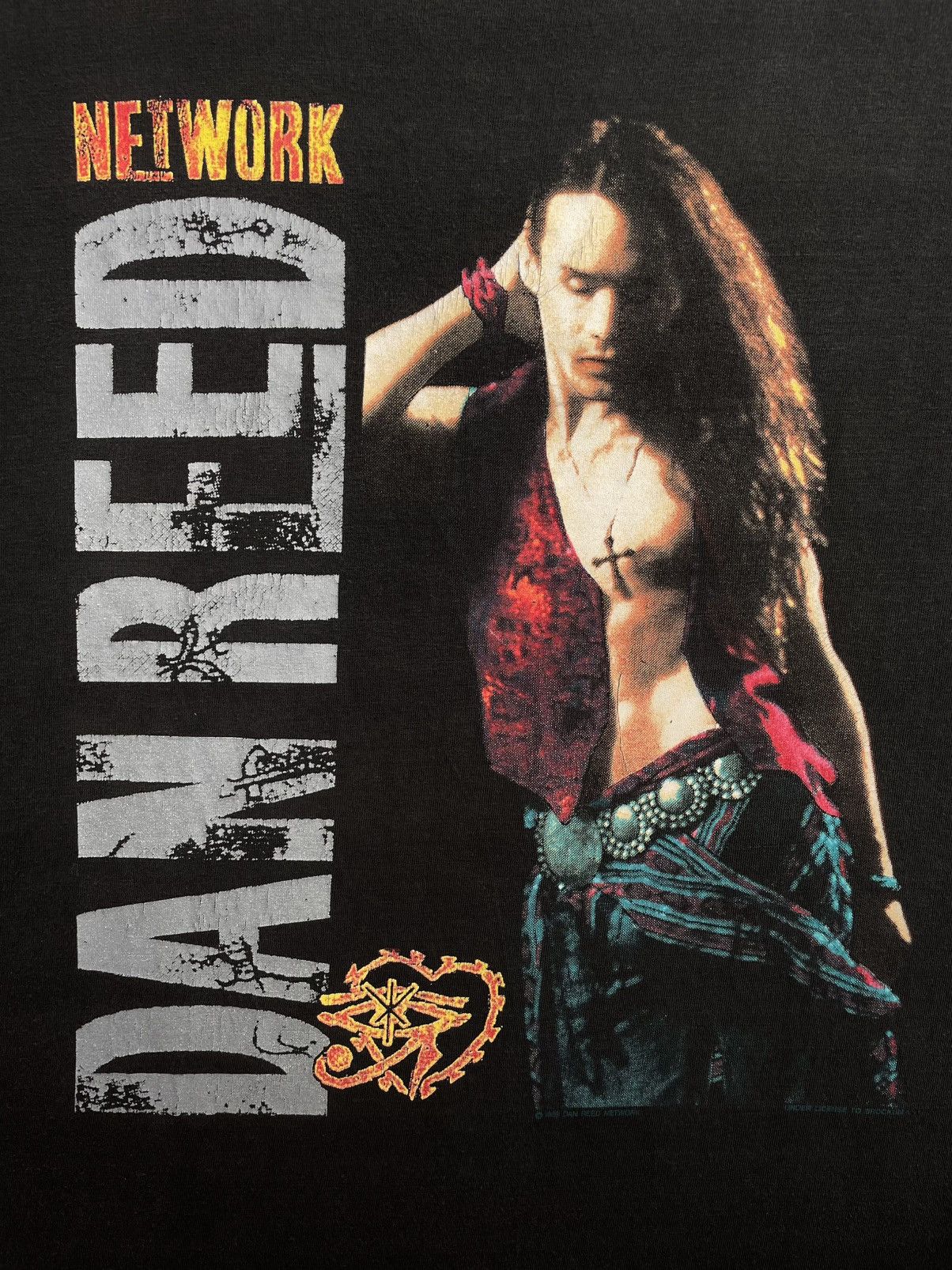 Vintage Rare 1989 Dan Reed Network Tour United We Slam Vtg. T-Shirt Size US XL / EU 56 / 4 - 15 Thumbnail