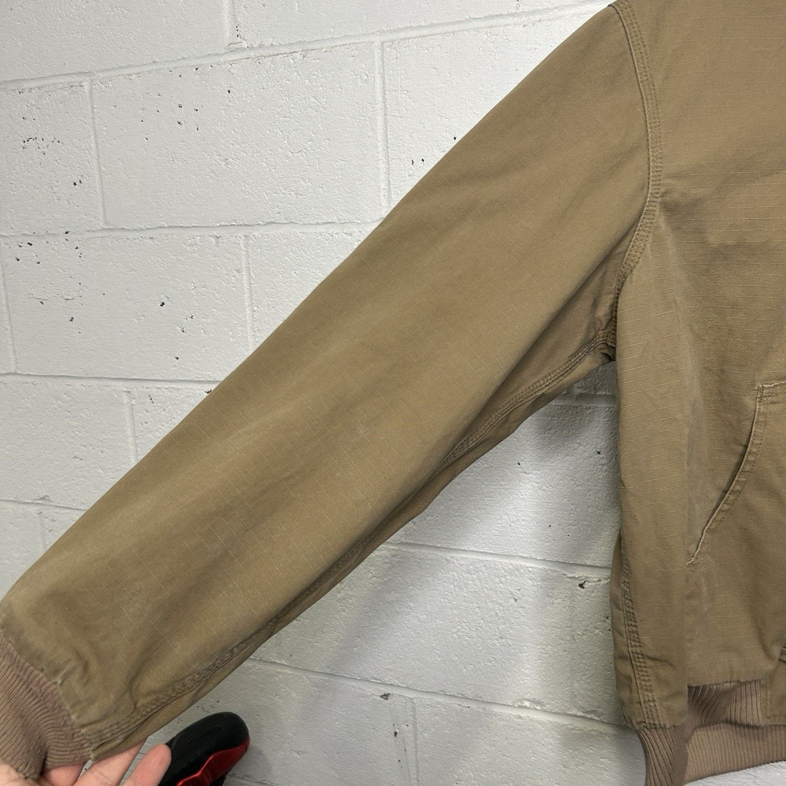 Carhartt Vintage Carhartt Quilted Ripstop Active Jacket “Dark Khaki” Size L / US 10 / IT 46 - 5 Thumbnail