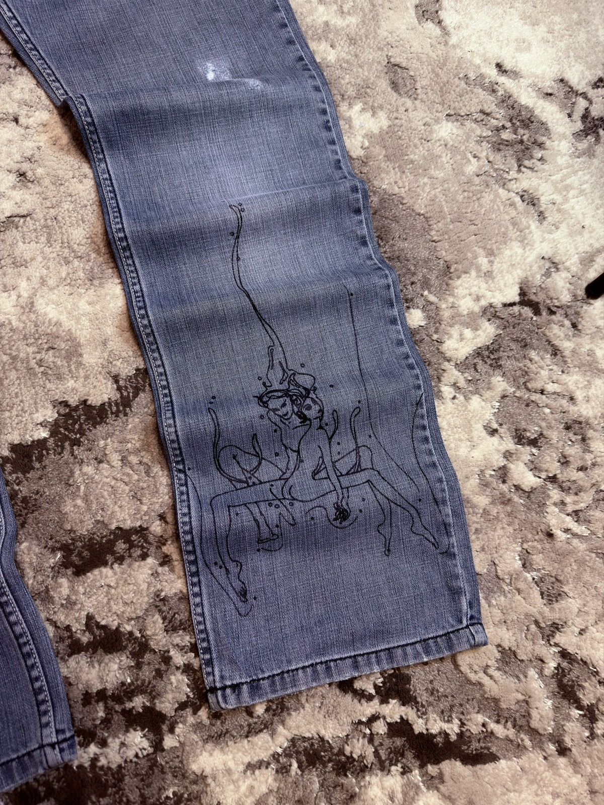 Roberto Cavalli Archive Roberto Cavalli Disstresed Y2K Jeans Dolce Hedi Raf Size US 32 / EU 48 - 17 Thumbnail