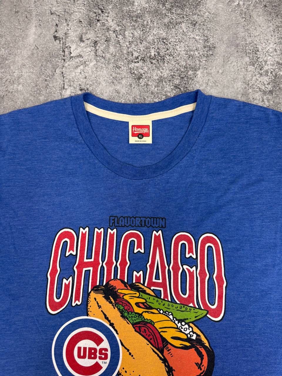 Homage Homage Chicago Cubs Men's T-Shirt Blue XL Size US XL / EU 56 / 4 - 3 Thumbnail
