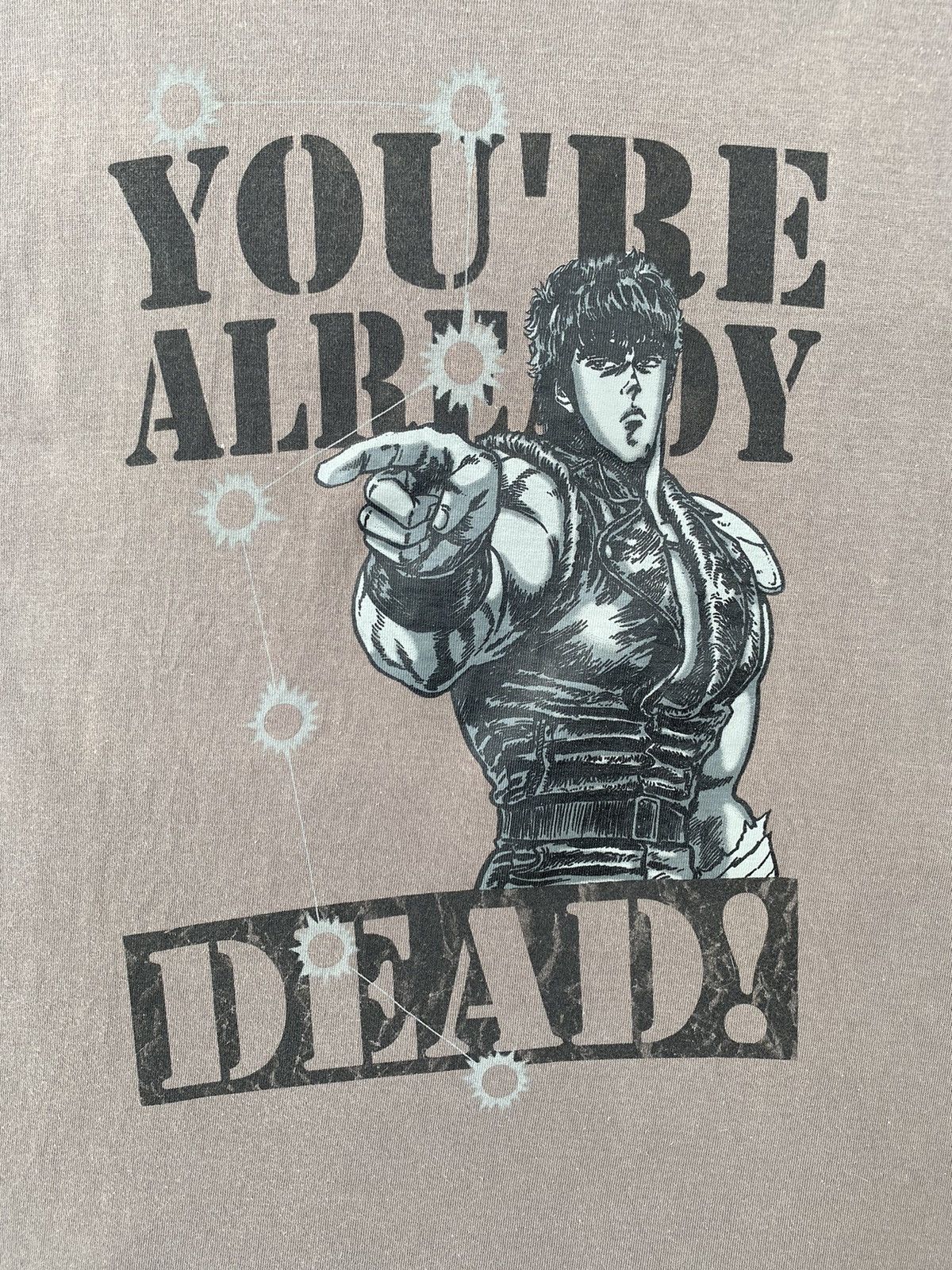 Vintage Rare🔥Vintage 90s Fist of The North Star Movie Anime Manga Size US L / EU 52-54 / 3 - 3 Thumbnail