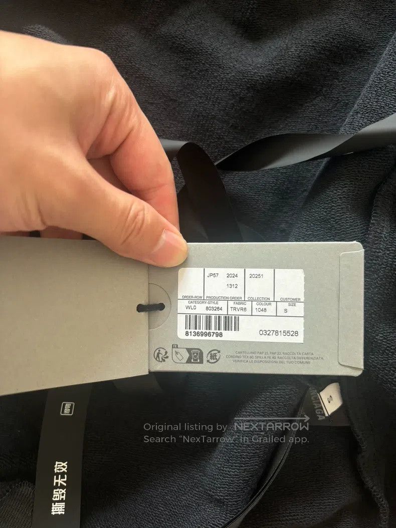 Balenciaga Balenciaga Hoodie without drawstrings Size US S / EU 44-46 / 1 - 5 Thumbnail