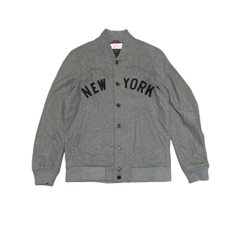 Vintage Vintage New York Wool Varsity Jacket By Browny Size US L / EU 52-54 / 3 - 1 Thumbnail