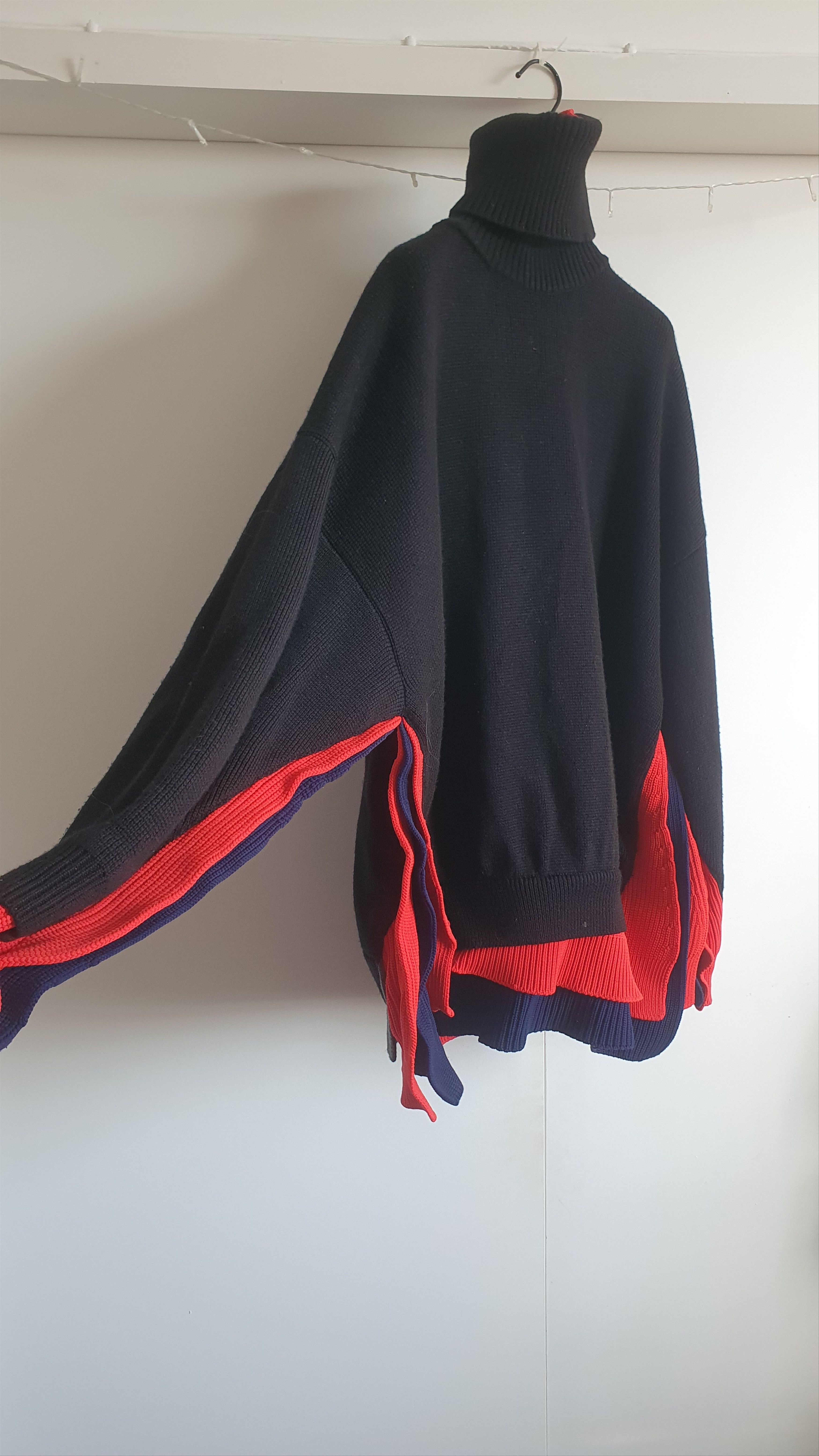 Balenciaga Fw18 4 layer Turtleneck Size US M / EU 48-50 / 2 - 3 Thumbnail