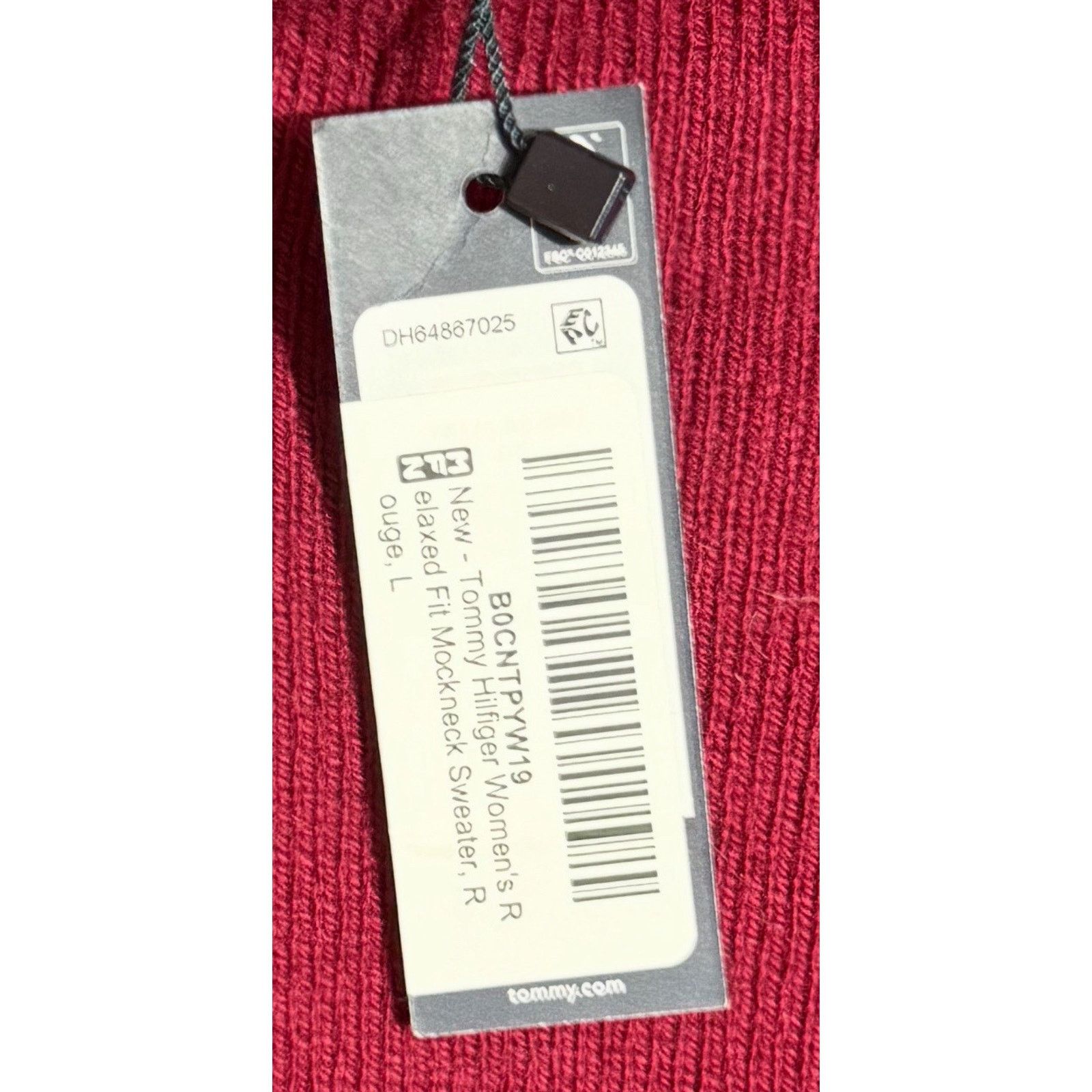 Tommy Hilfiger Tommy Hilfiger Mockneck Sweater Womens L Relaxed Fit Classic Size L / US 10 / IT 46 - 8 Thumbnail