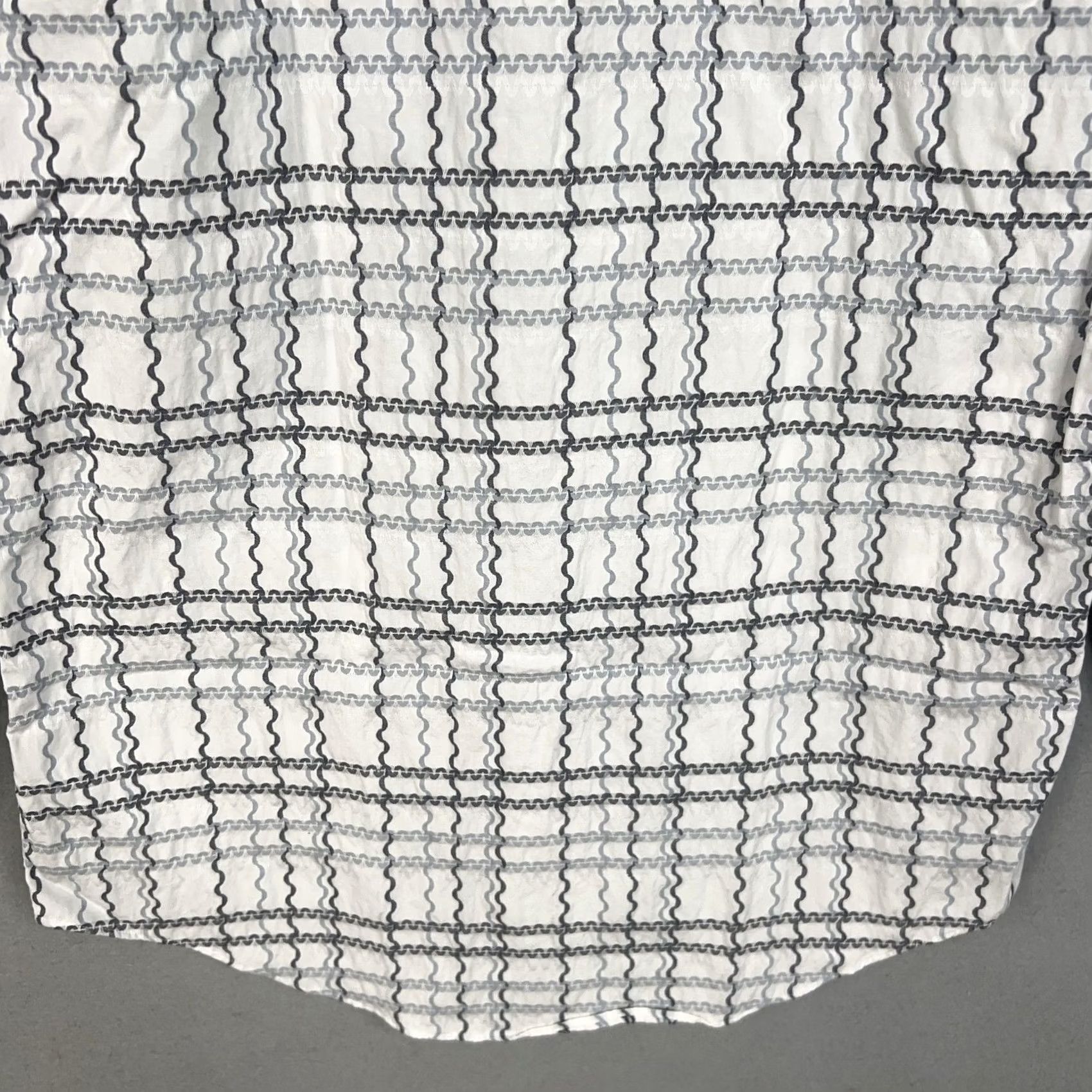 Brooks Brothers Vintage Brooks Brothers Shirt Mens Medium White Gray Plaid Slim Fit USA Made Size US M / EU 48-50 / 2 - 7 Thumbnail