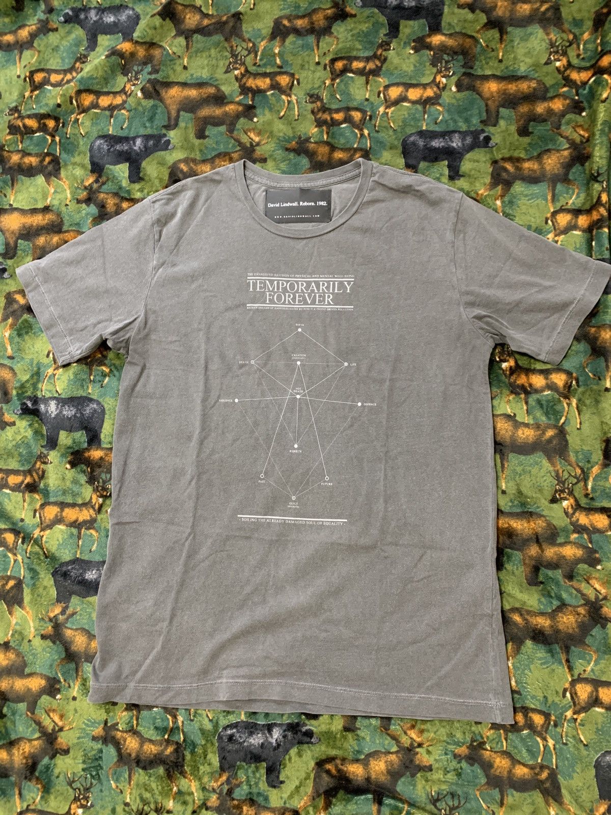 David Lindwall “Temporarily Forever” - t-shirt - Like new | Grailed