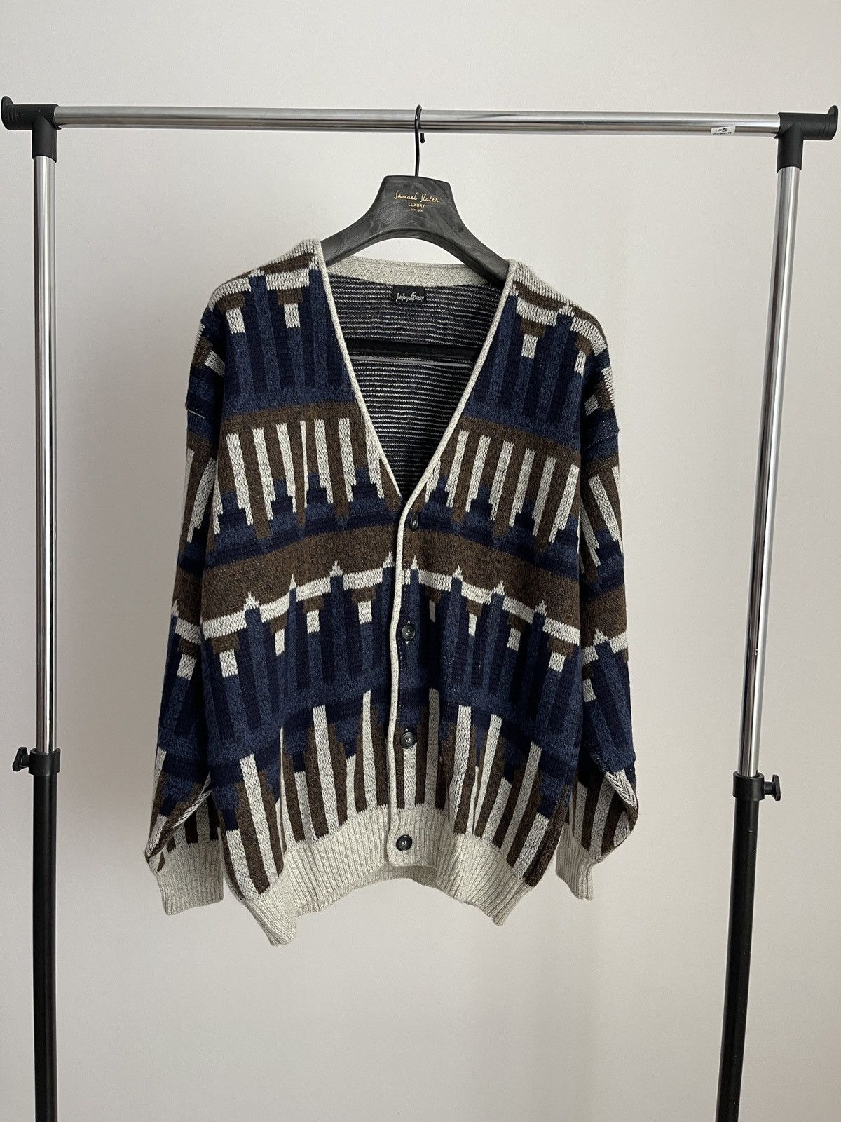 Vintage Jean jacques benson Italy designer vintage sweater cardigan Size US XL / EU 56 / 4 - 1 Thumbnail