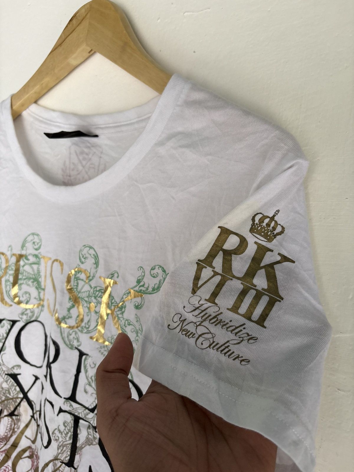 Japanese Brand Russ.K Poem Short Shirt Japanese Brand Size US M / EU 48-50 / 2 - 4 Thumbnail
