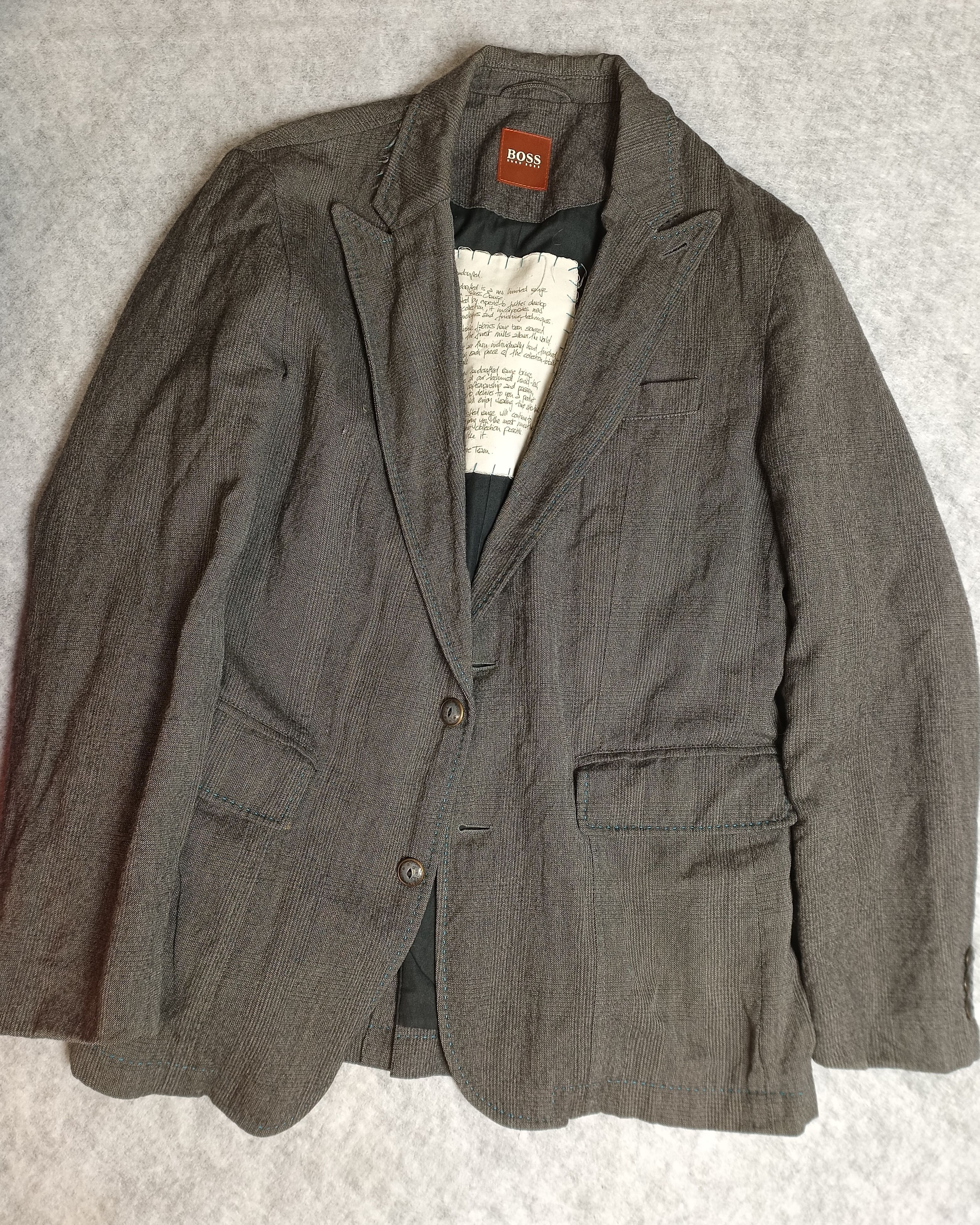 Hugo Boss Hugo Boss Limited Edition Handcrafted Wool Blazer EU 50 Size 40R - 4 Thumbnail