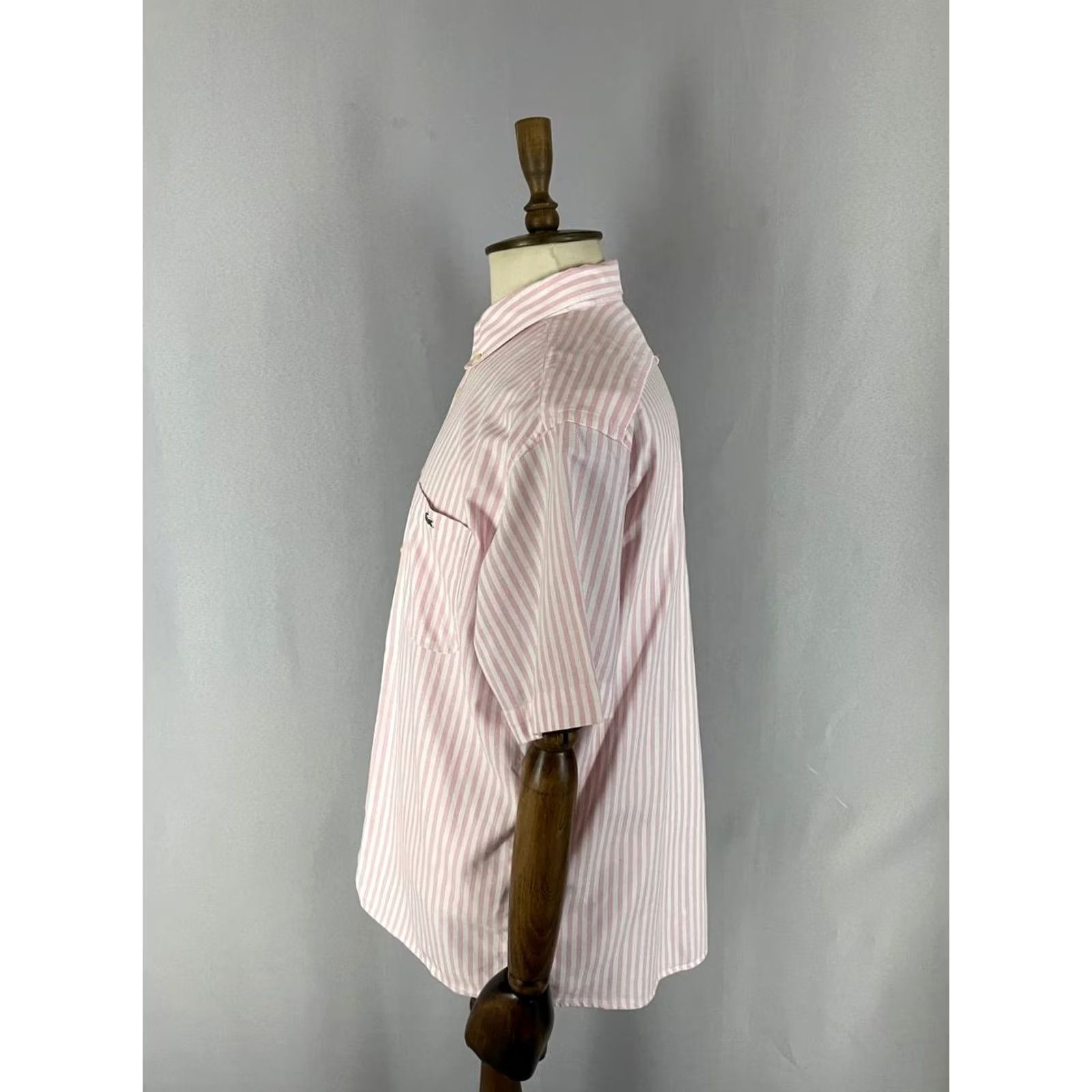 Lacoste Lacoste Shirt Size 44 Mens Casual White & Pink Cotton Short Sleeve Button Size US XXL / EU 58 / 5 - 7 Thumbnail