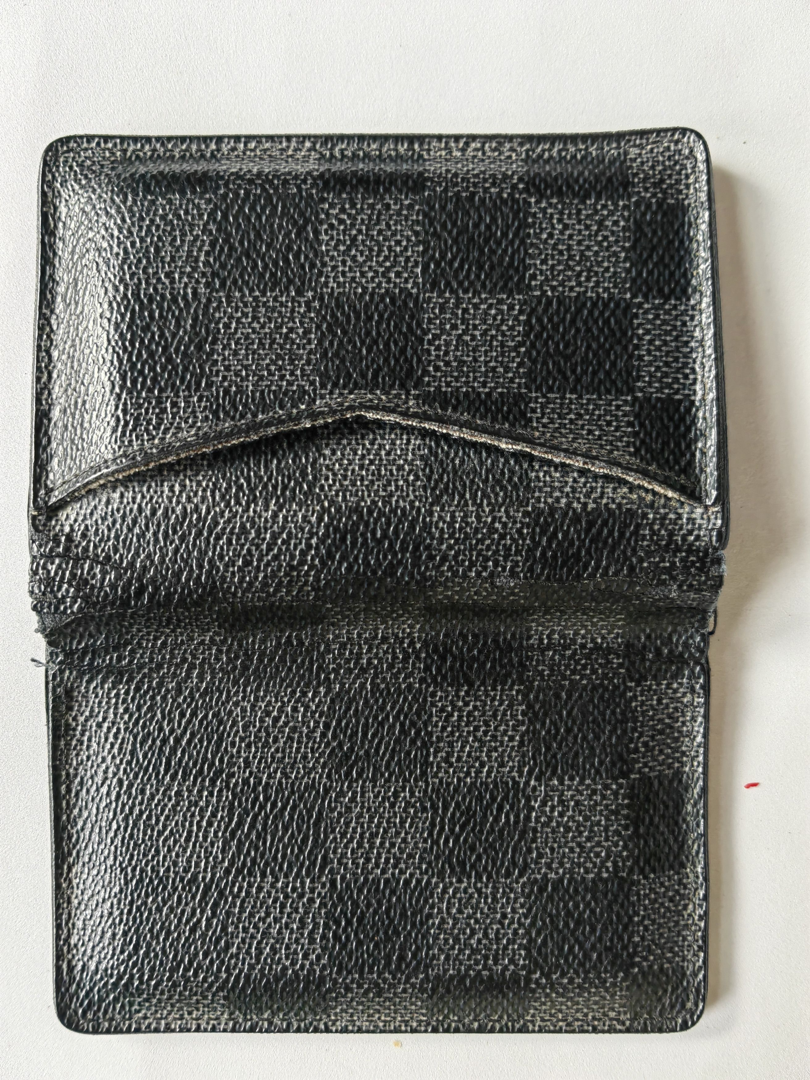 Louis Vuitton Louis Vuitton Card Holder Wallet Graphite Damier Black Size ONE SIZE - 5 Thumbnail