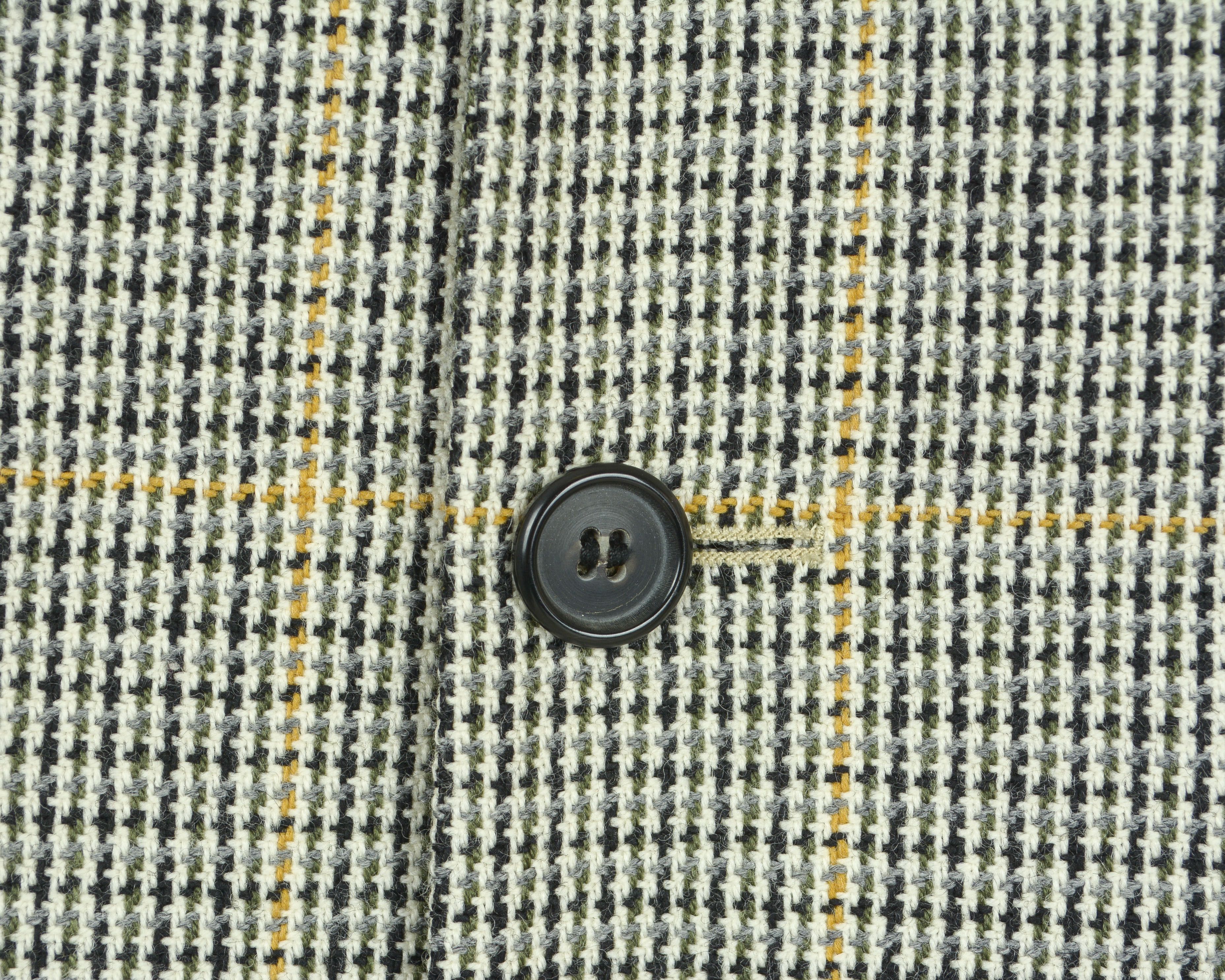 Hugo Boss Vintage Einstein UK 42 US Blazer Cashmere Coat Check Wool Size 42S - 3 Thumbnail