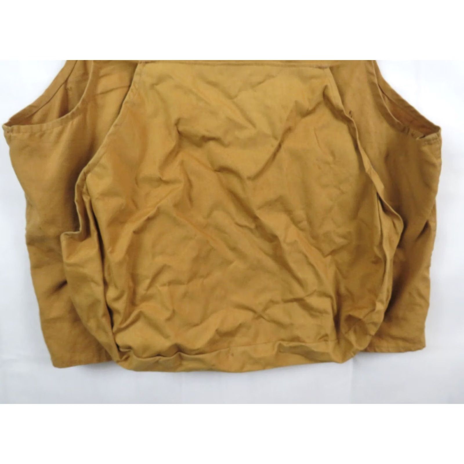 Vintage VINTAGE 1950'S Black Sheep Hunting Vest Brown M with Pockets, Cotton, Button Closure, Game Pouch, Overcoat Style, Men, Fall/Winter Classic Size US M / EU 48-50 / 2 - 6 Thumbnail