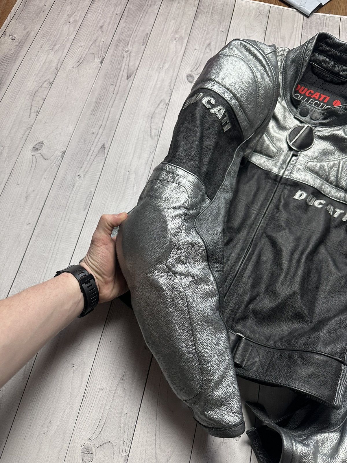 Ducati Vintage Dainesse X Ducati Moto tracksuit jacket leather L Size US 34 / EU 50 - 7 Thumbnail