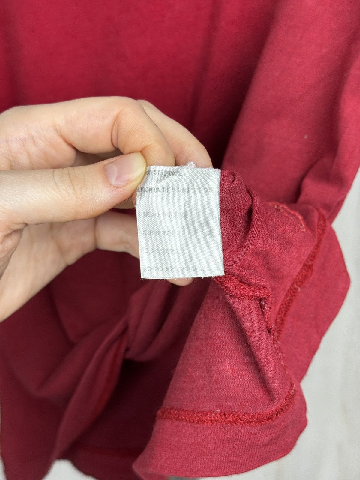 Max Mara Max Mara Red Silk Cashmere long sleeve tee shirt size M Size M / US 6-8 / IT 42-44 - 13 Thumbnail