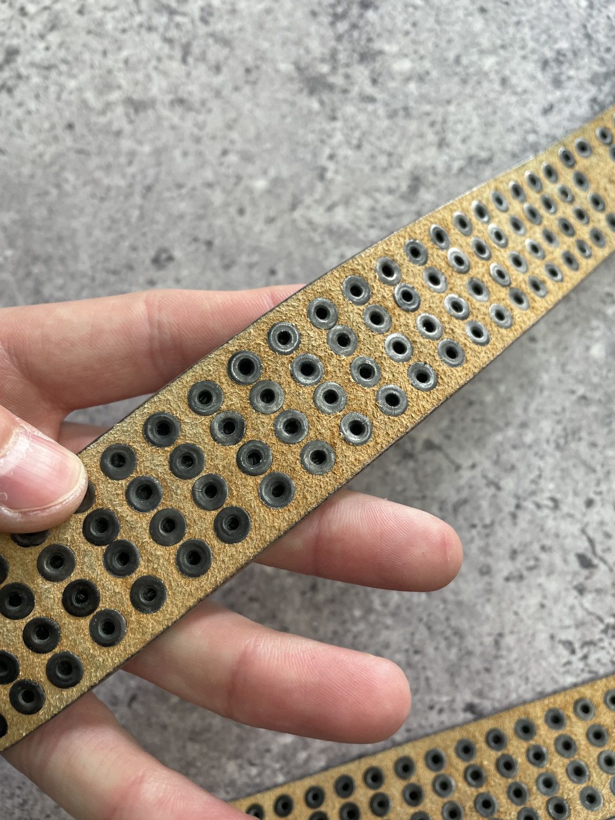 Hysteric Glamour Vintage Belt Y2K Rhinestones Punk Leather Belts size 34/36 Size 34 - 12 Thumbnail