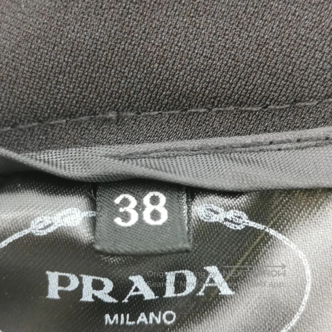 Prada Prada Elegant Black Trousers Size 38 . Size 37" - 6 Thumbnail