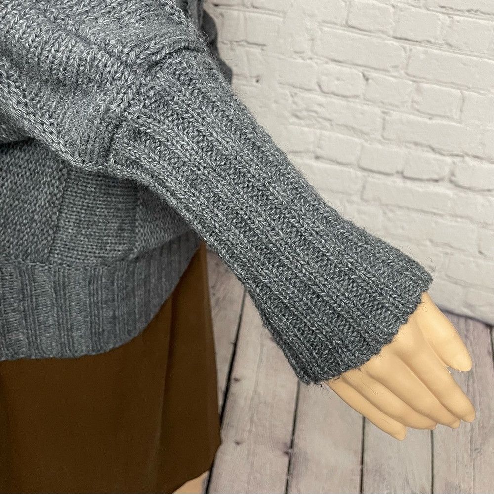 Other Northland High Neck Knit Grey Sweater Made in Italy Size S/ Size M / US 6-8 / IT 42-44 - 9 Thumbnail