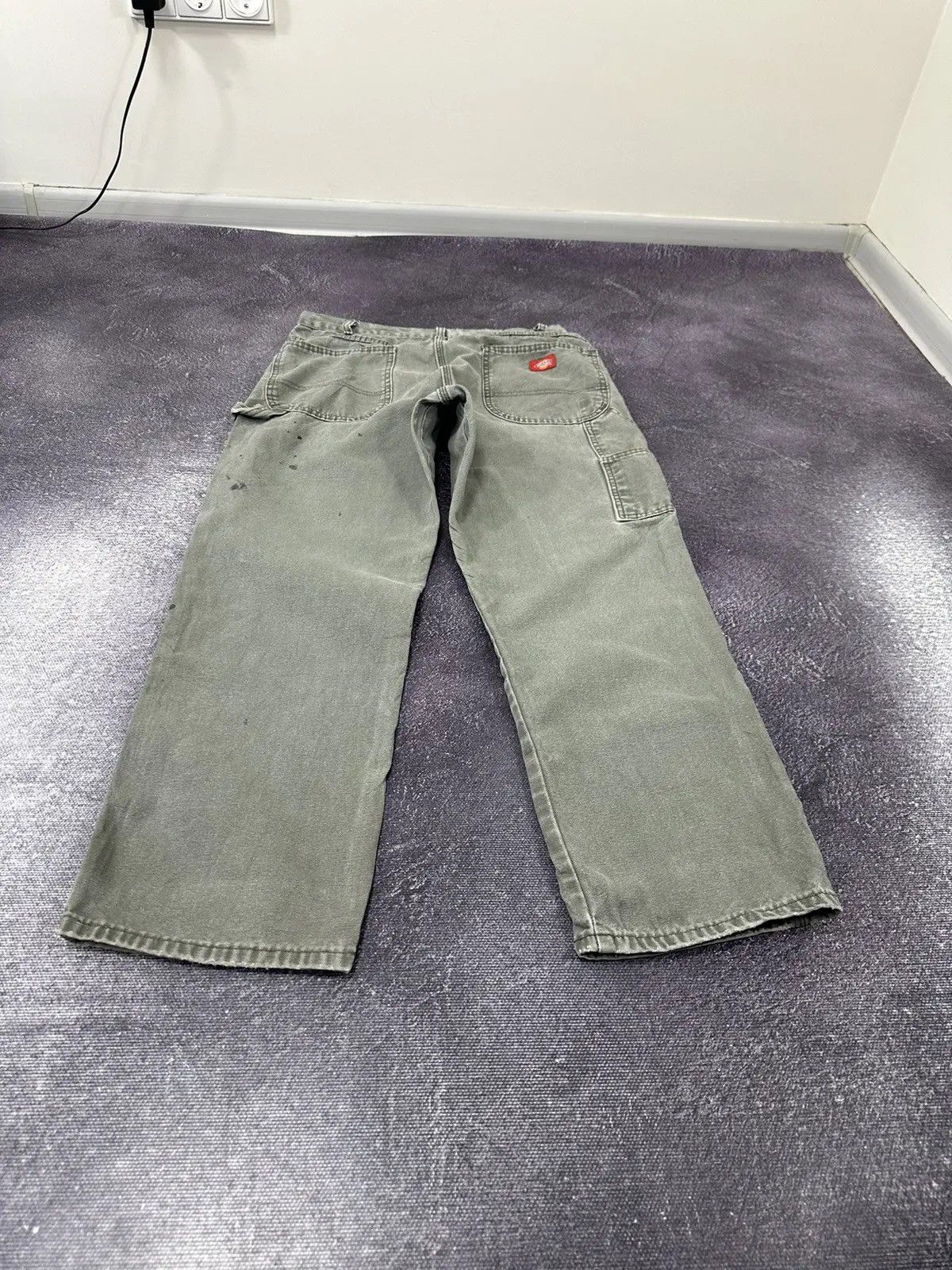 Dickies × Vintage Vintage Dickies Y2K American Olive Hype Work Pants Jeans Size US 36 / EU 52 - 3 Thumbnail
